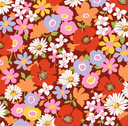 Le coquelicot fond roux