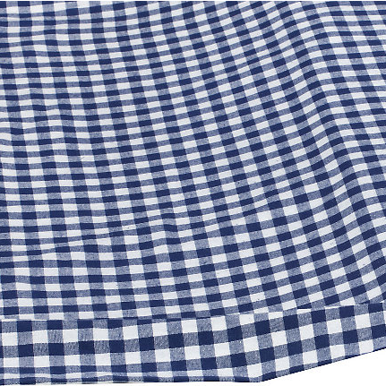 Vichy bleu marine grands carreaux