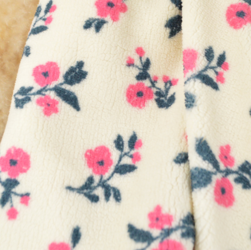 Sherpa fleuri - sans broderie