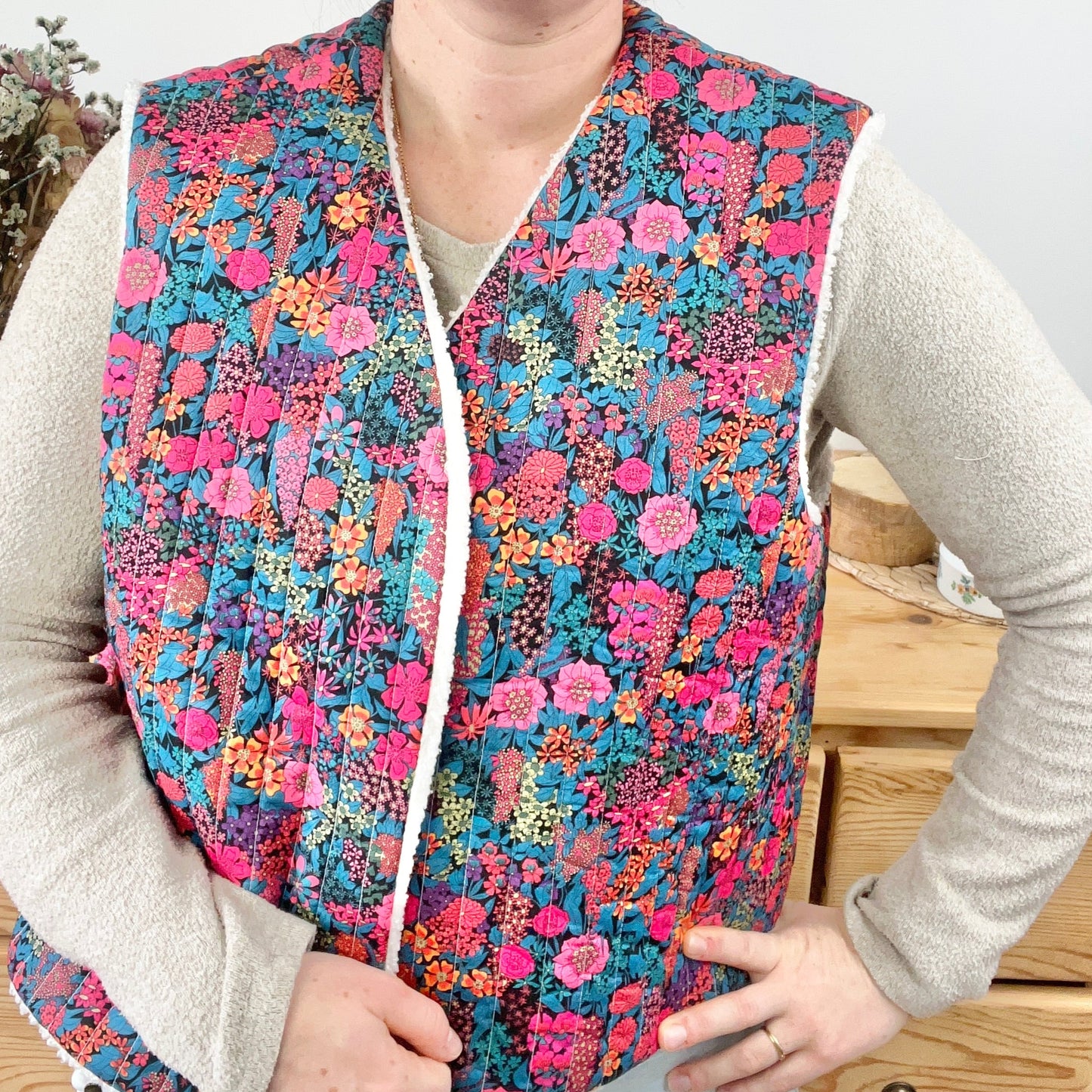 Le gilet Albane Adulte Liberty Ciara