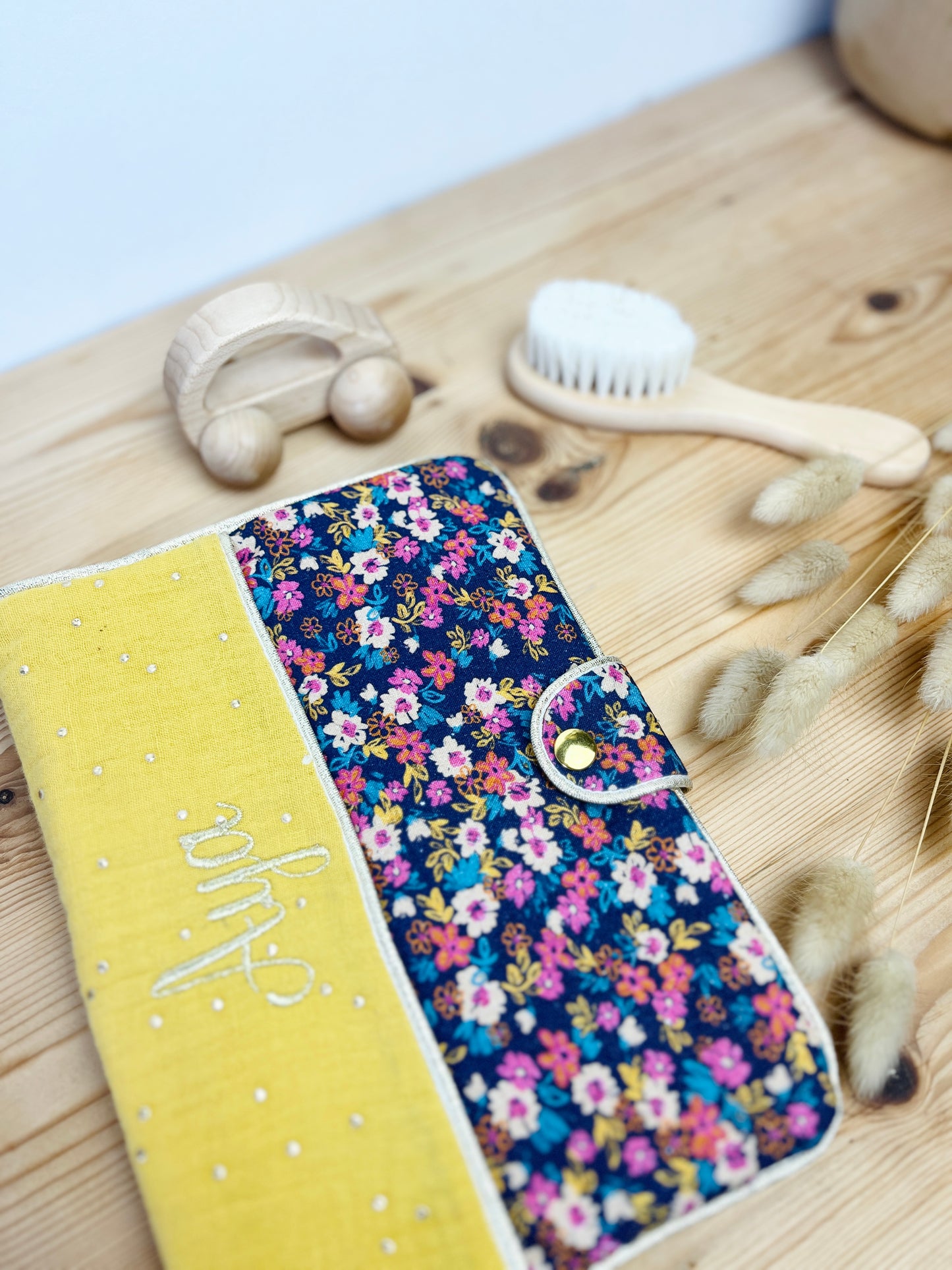 Chloé le protège carnet petites fleurs