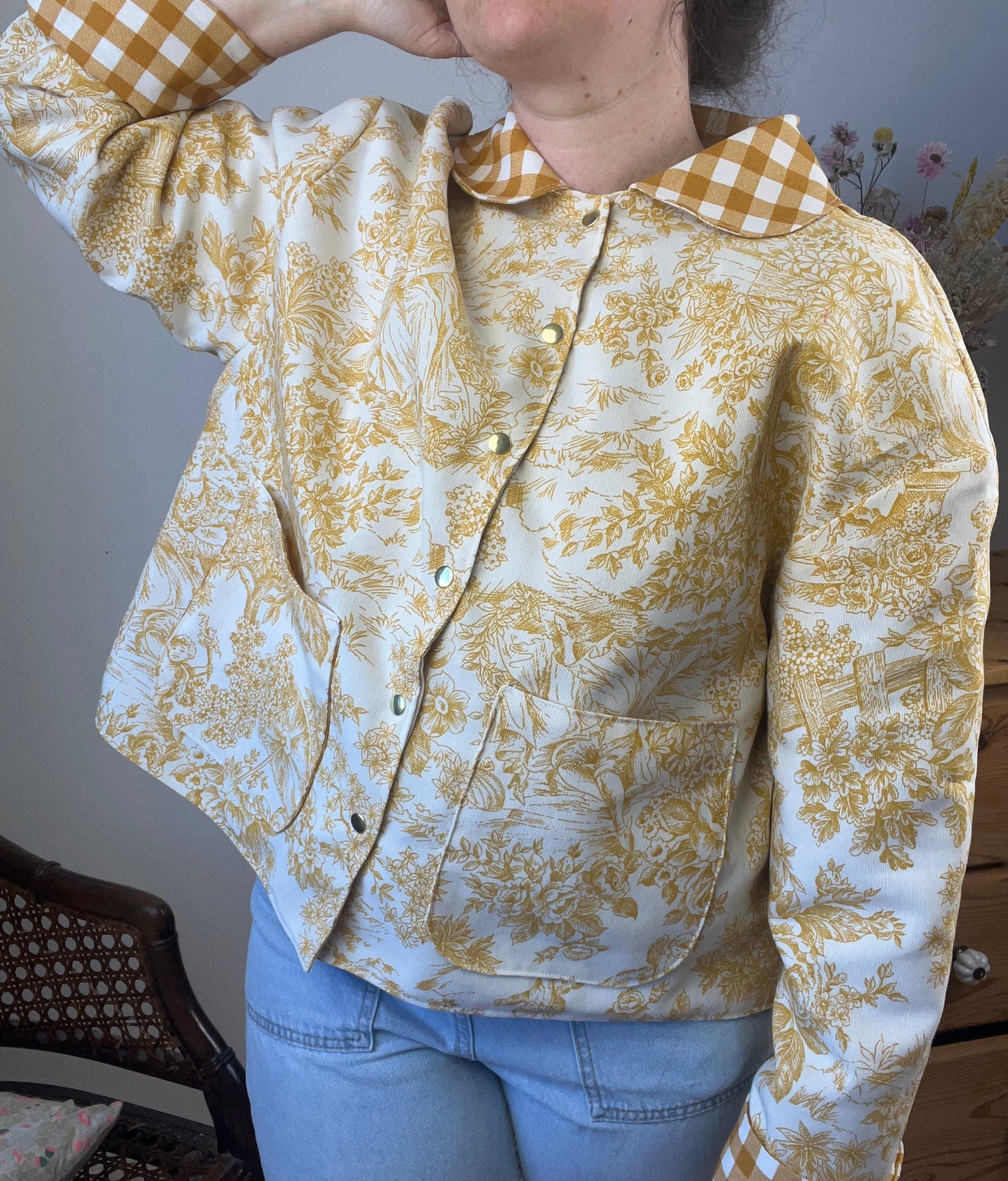 Veste jouy ocre - Taille M