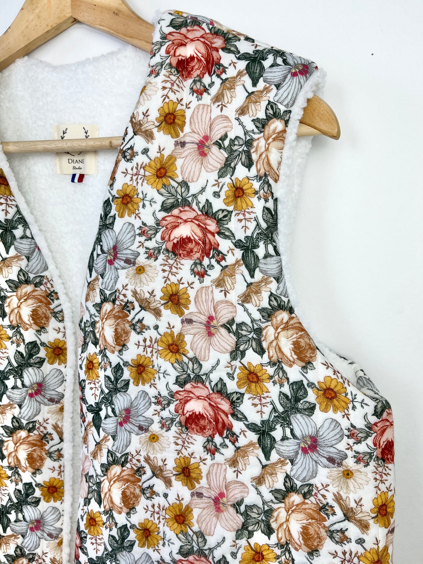 Le gilet Albane adulte jardin anglais