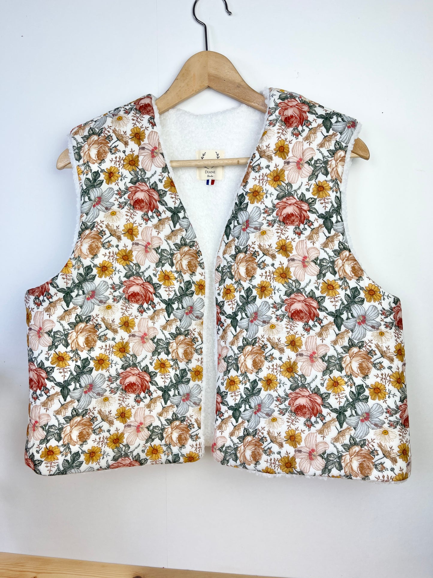 Le gilet Albane adulte jardin anglais