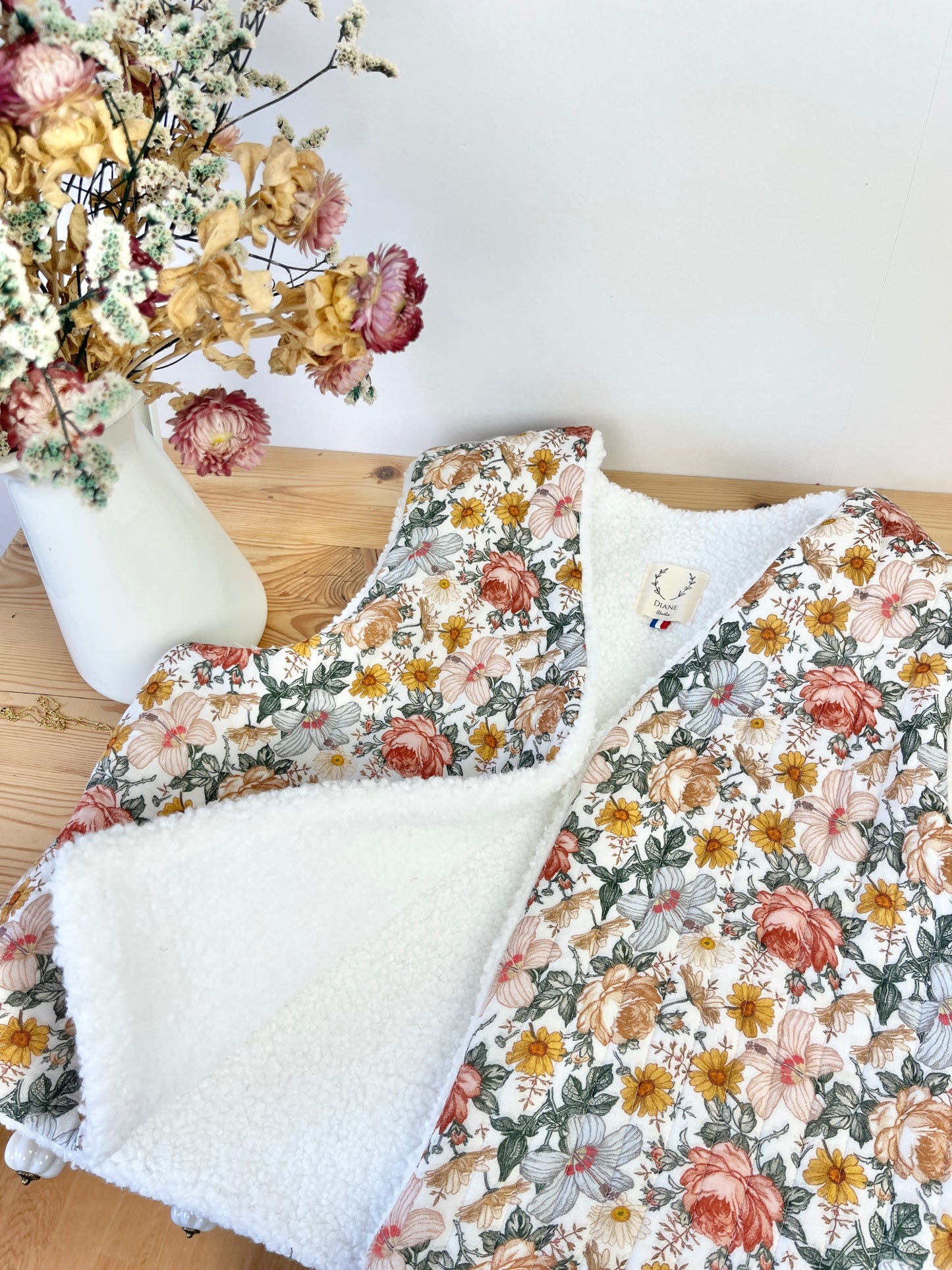 Le gilet Albane adulte jardin anglais