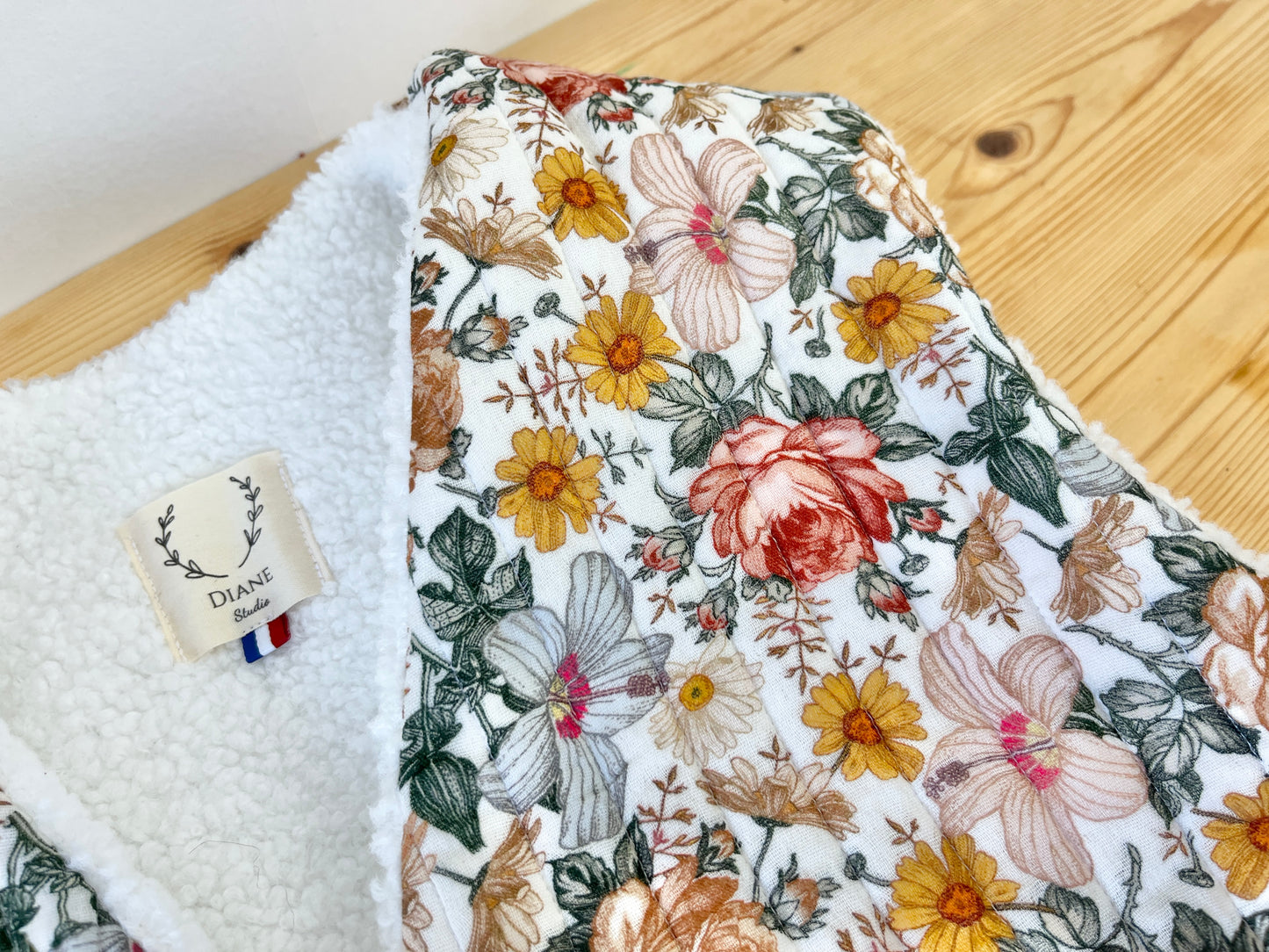 Le gilet Albane adulte jardin anglais