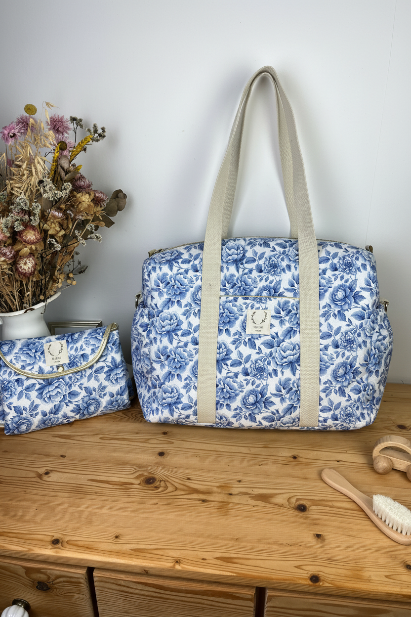 Ensemble : sac Isaé et tapis à langer