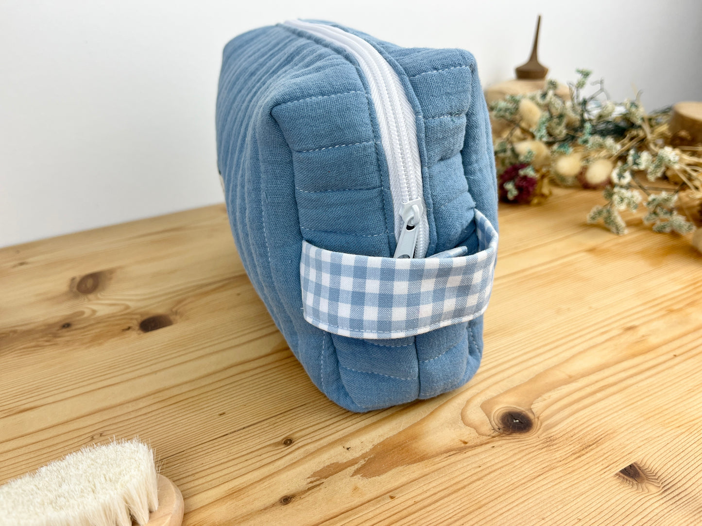 Colette la trousse de toilette en double gaze 5 coloris