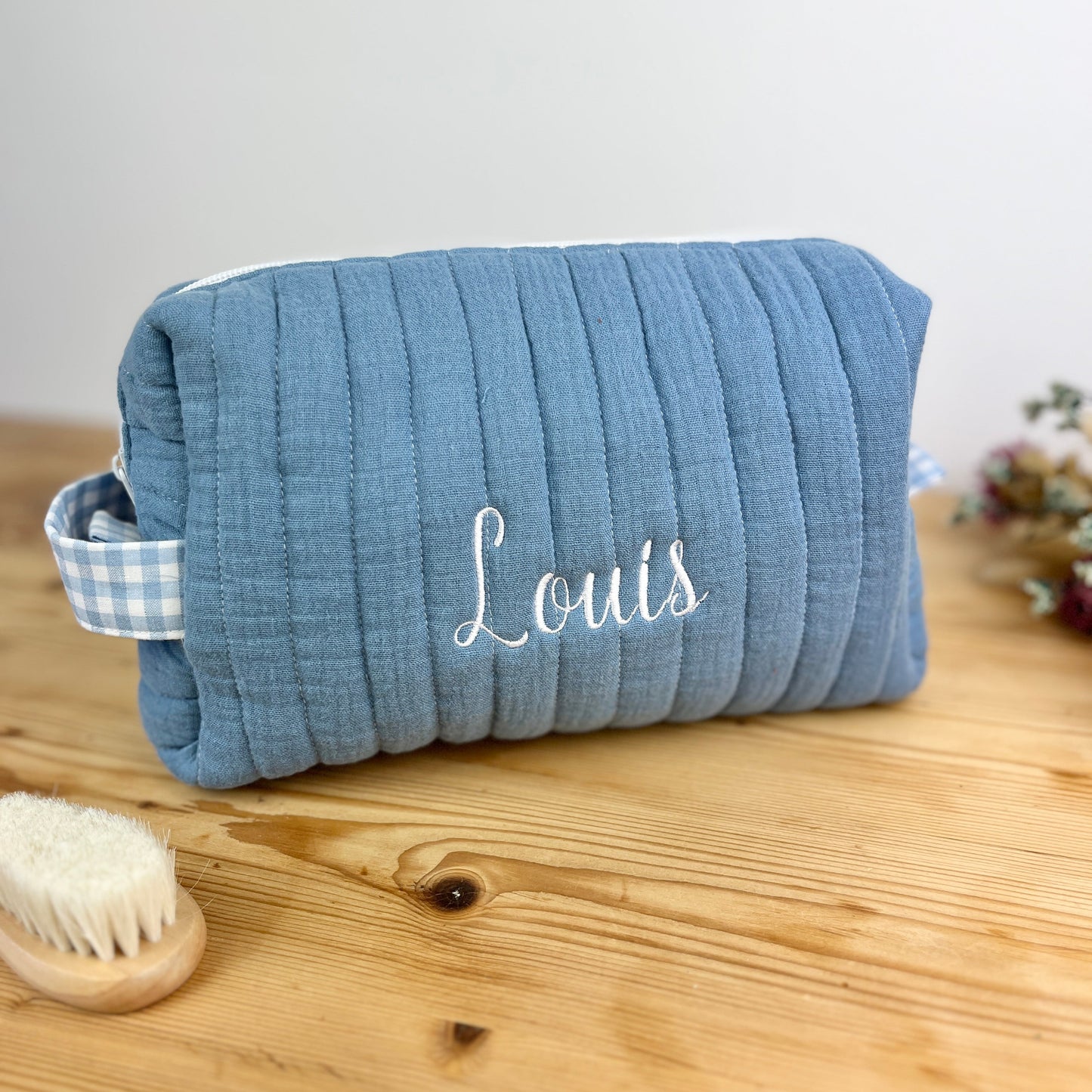 Colette la trousse de toilette indigo