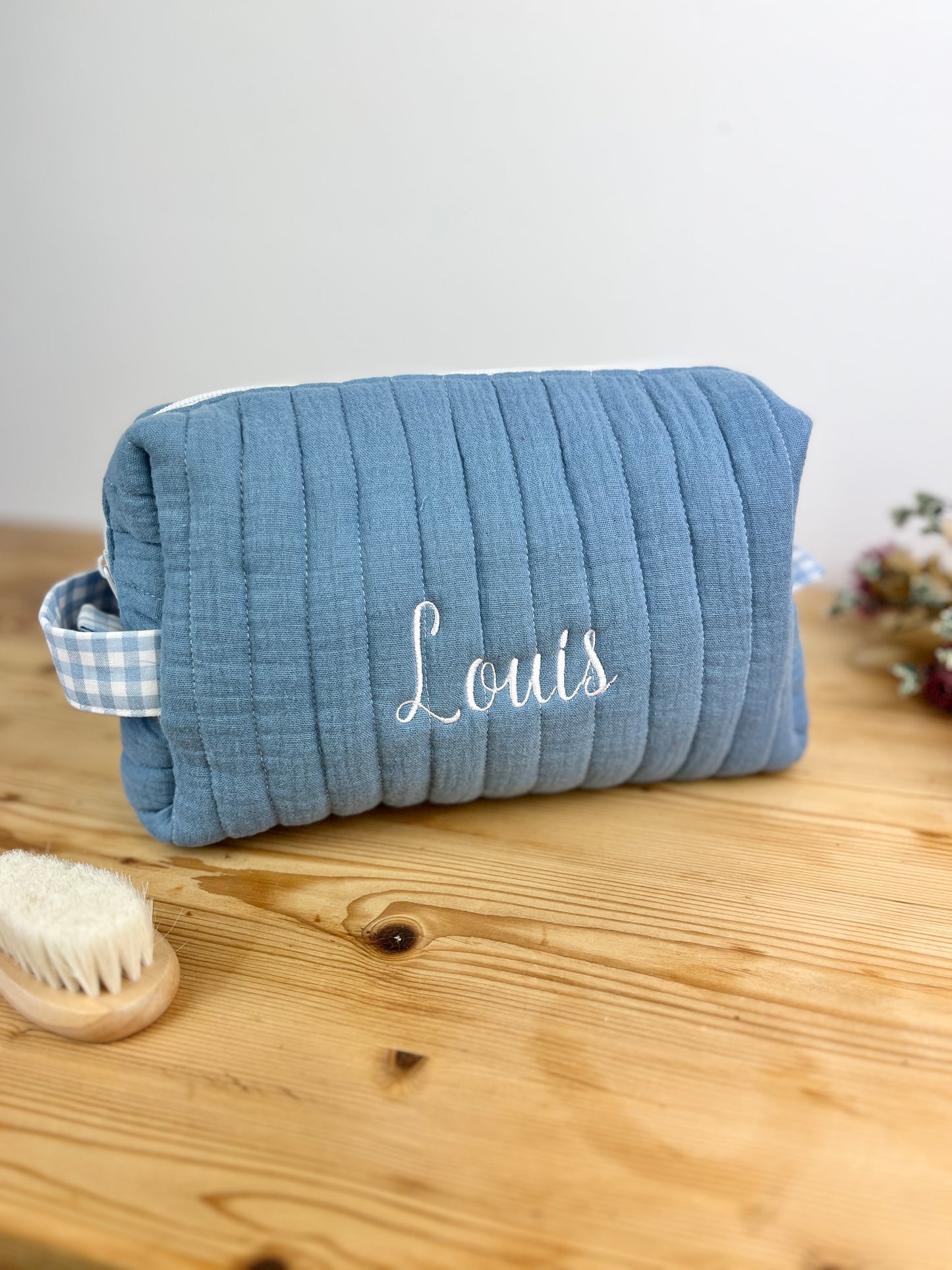 Colette la trousse de toilette en double gaze 5 coloris