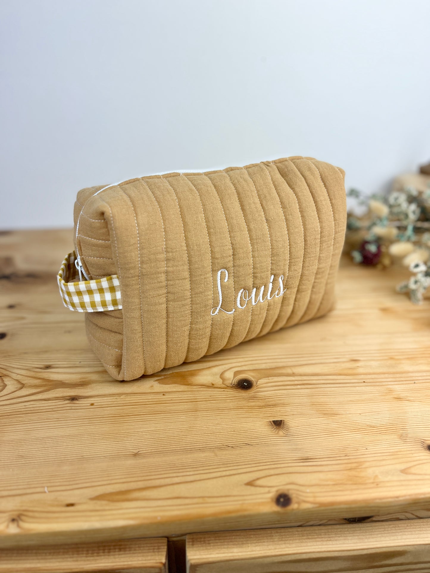 Colette la trousse de toilette en double gaze 5 coloris
