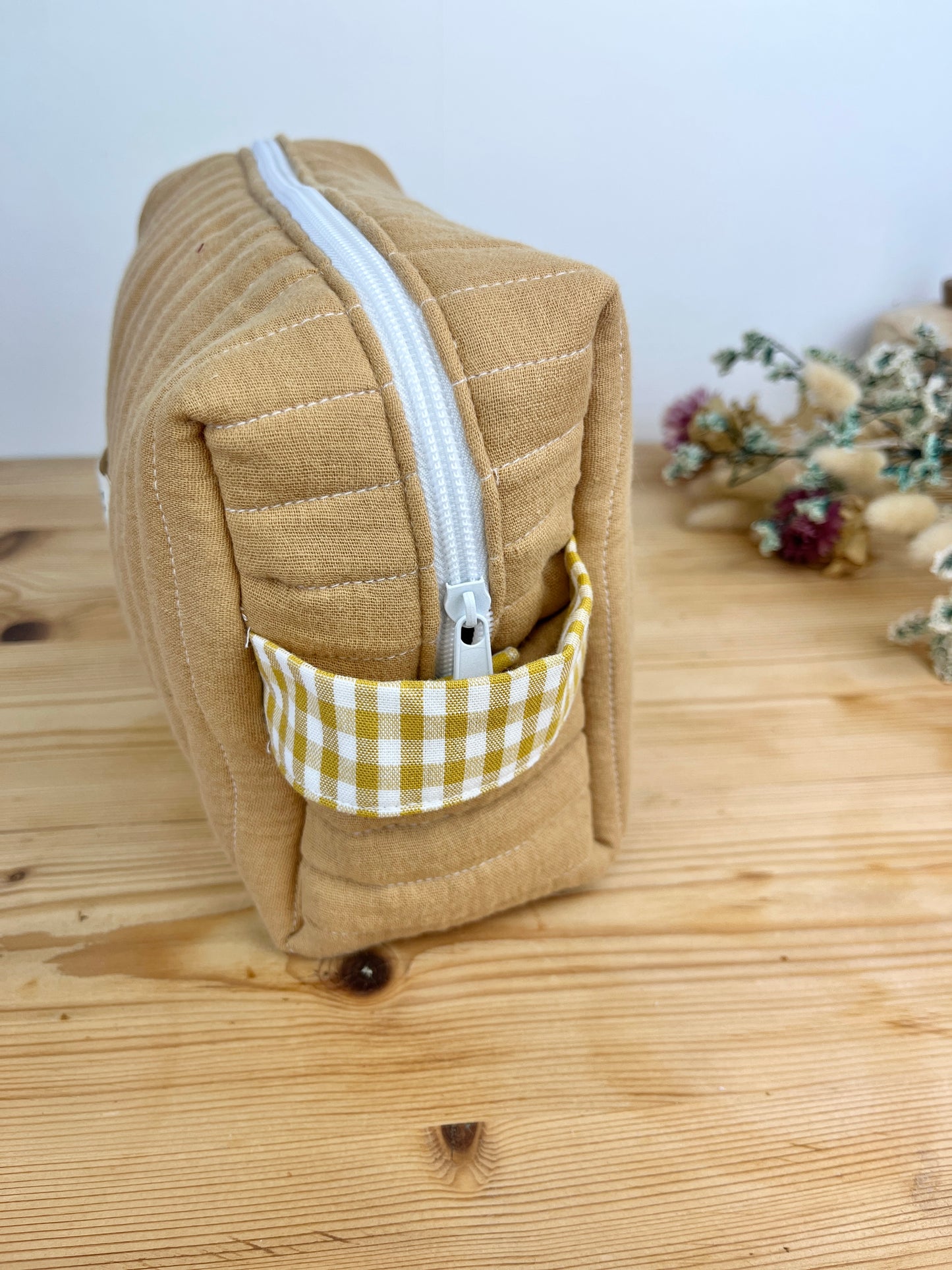 Colette la trousse de toilette camel