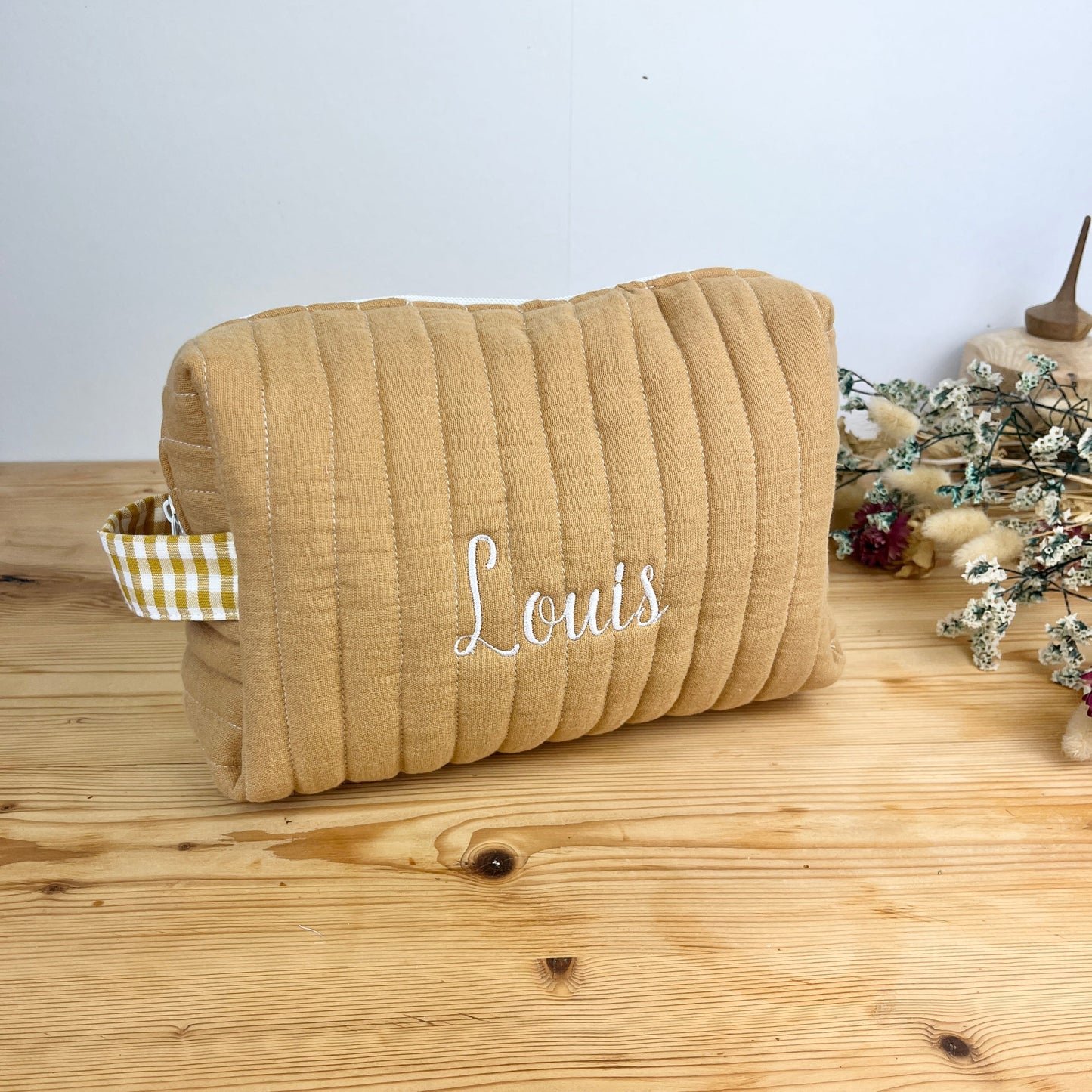 Colette la trousse de toilette camel