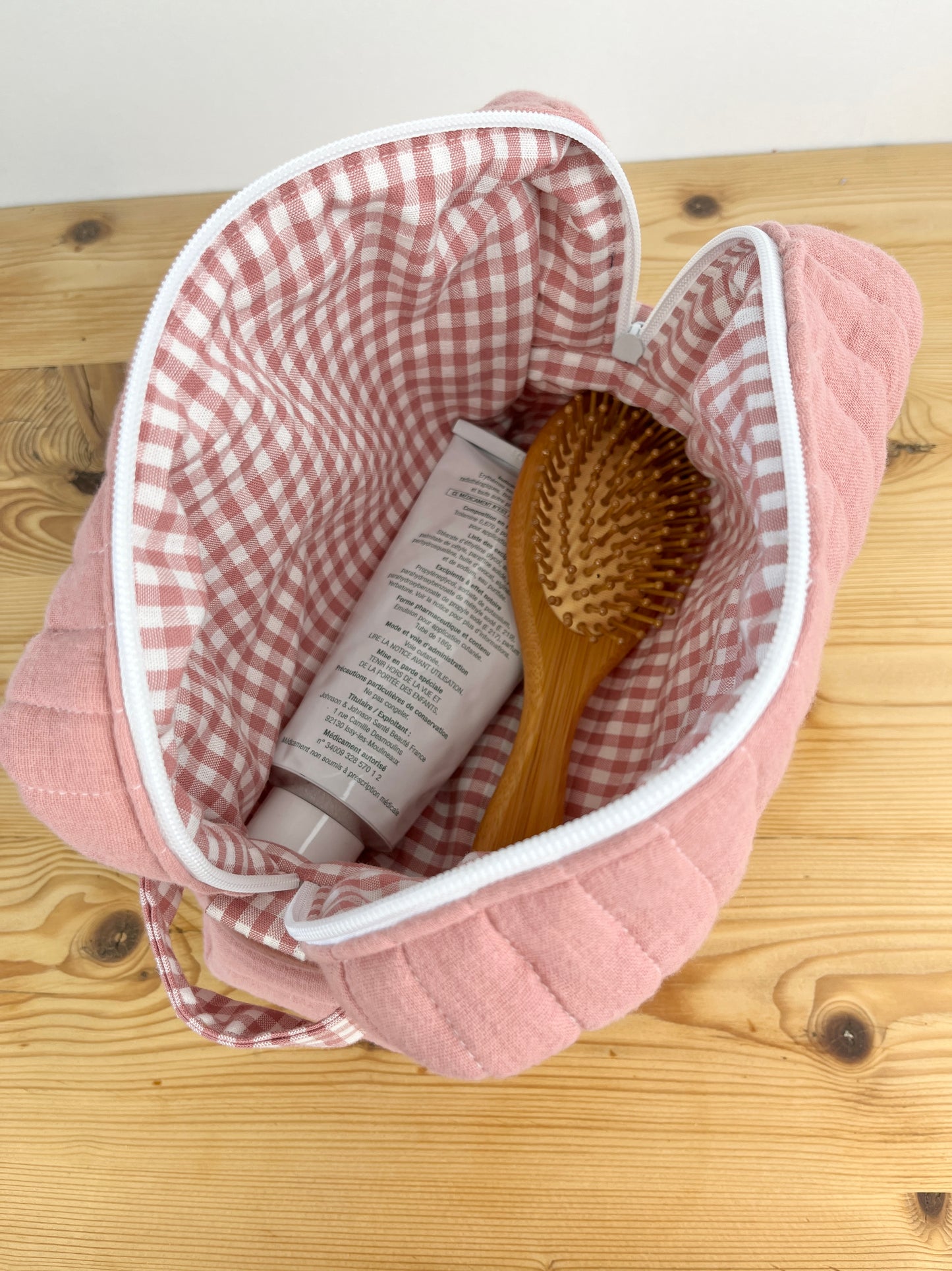 Colette la trousse de toilette en double gaze 5 coloris