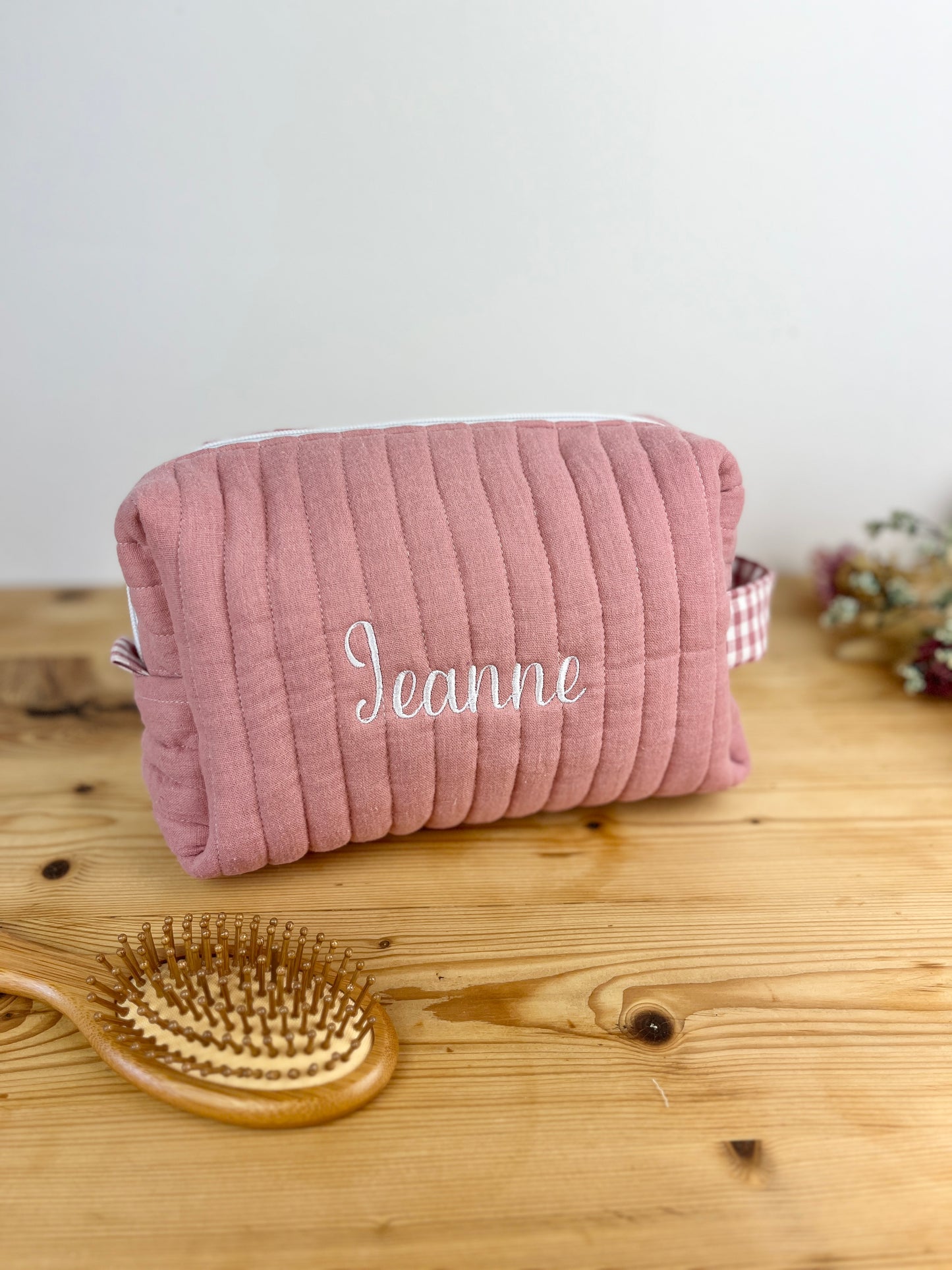 Colette la trousse de toilette rose thé