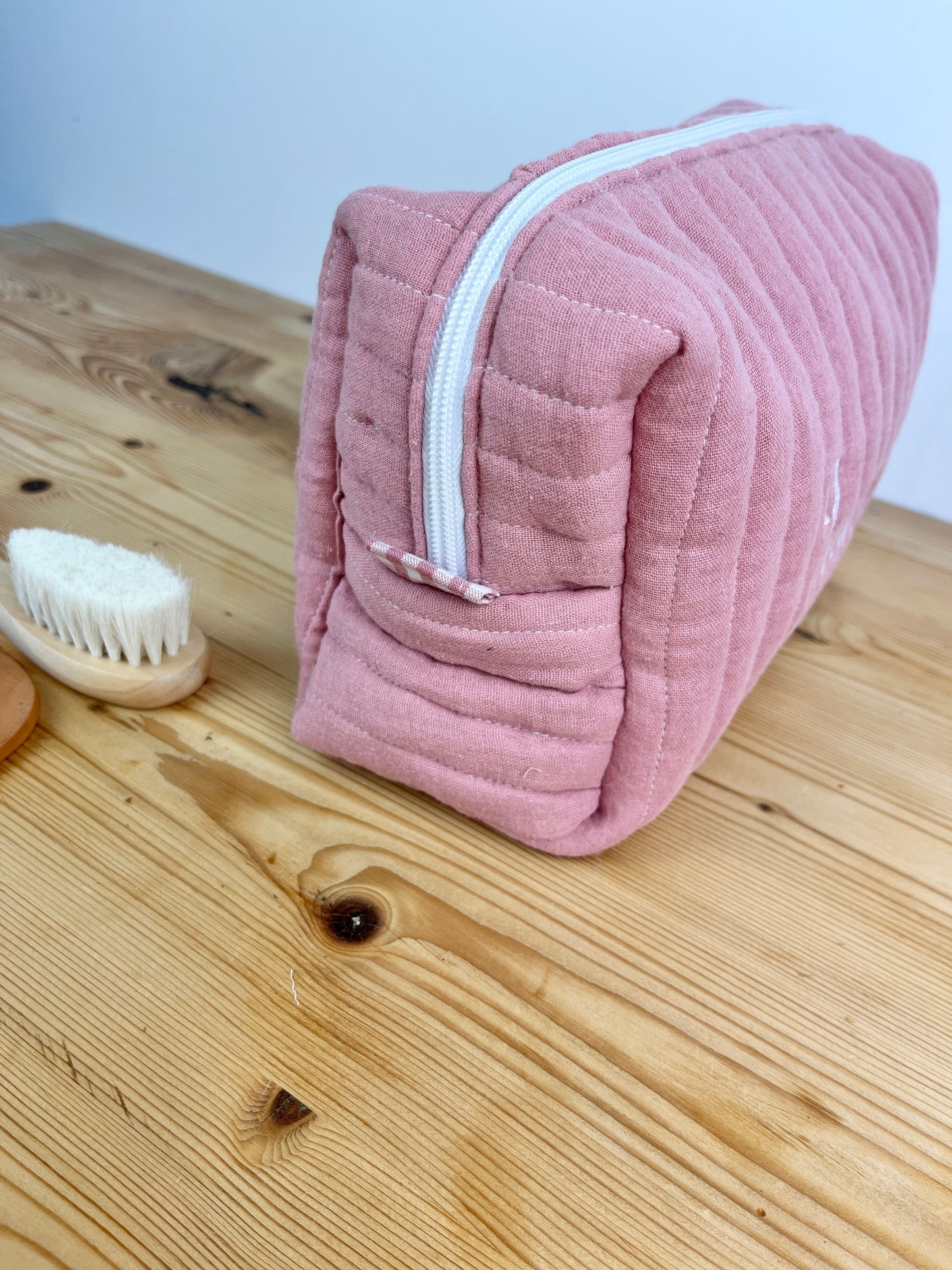Colette la trousse de toilette rose thé