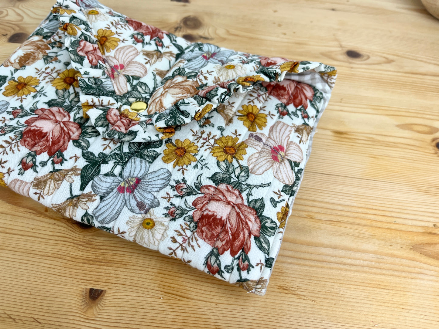 Pochette double gaze jardin anglais