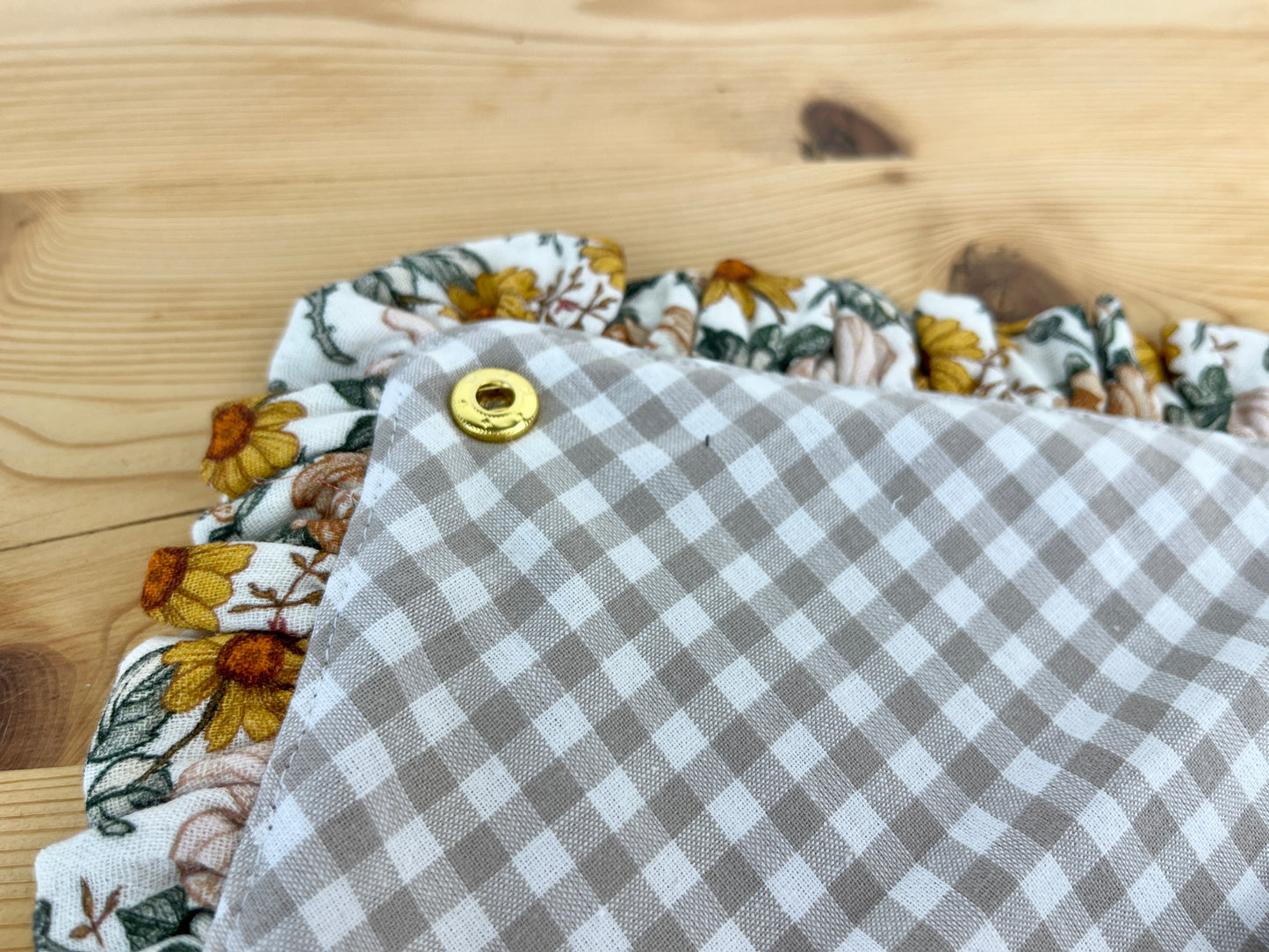 Pochette double gaze jardin anglais