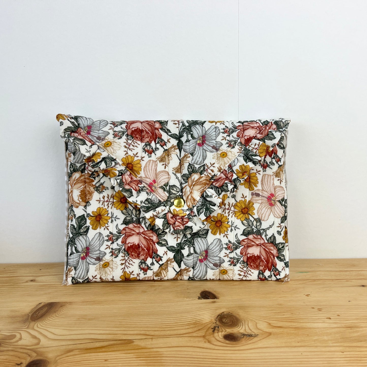 Pochette double gaze jardin anglais