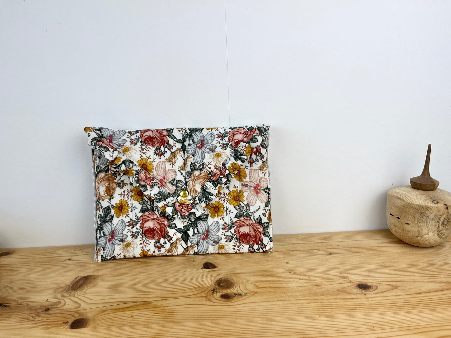 Pochette double gaze jardin anglais