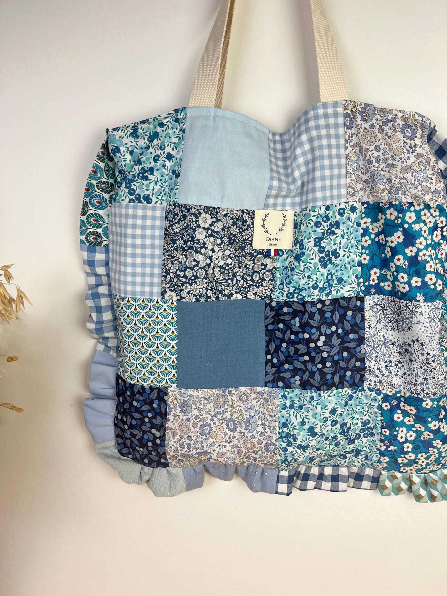Tote bag en patchwork Liberty of London - pièce unique