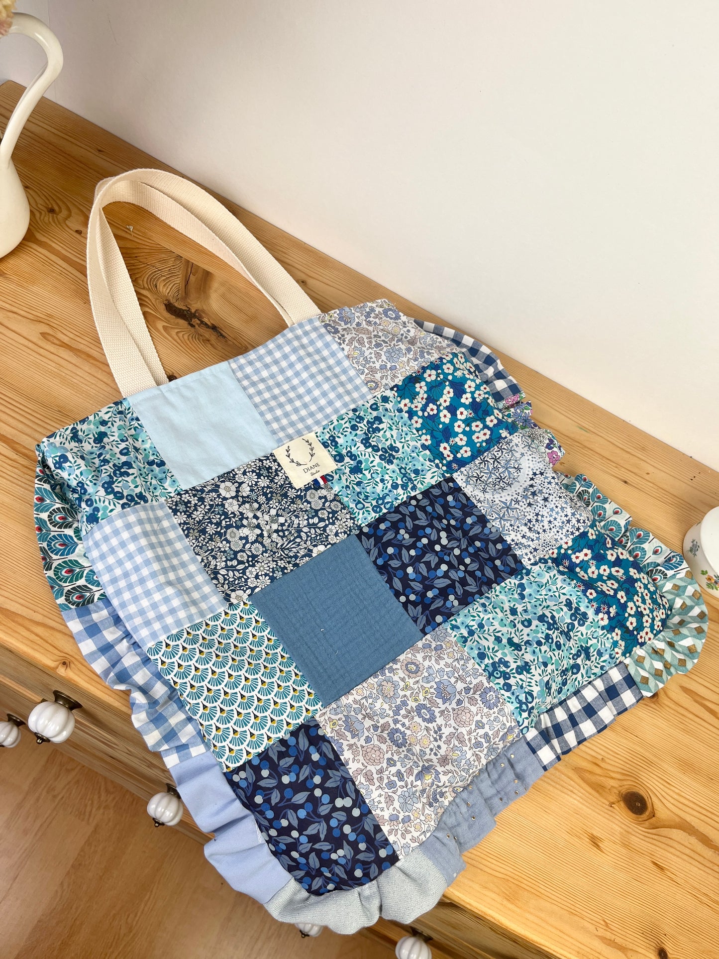 Tote bag en patchwork Liberty of London - pièce unique