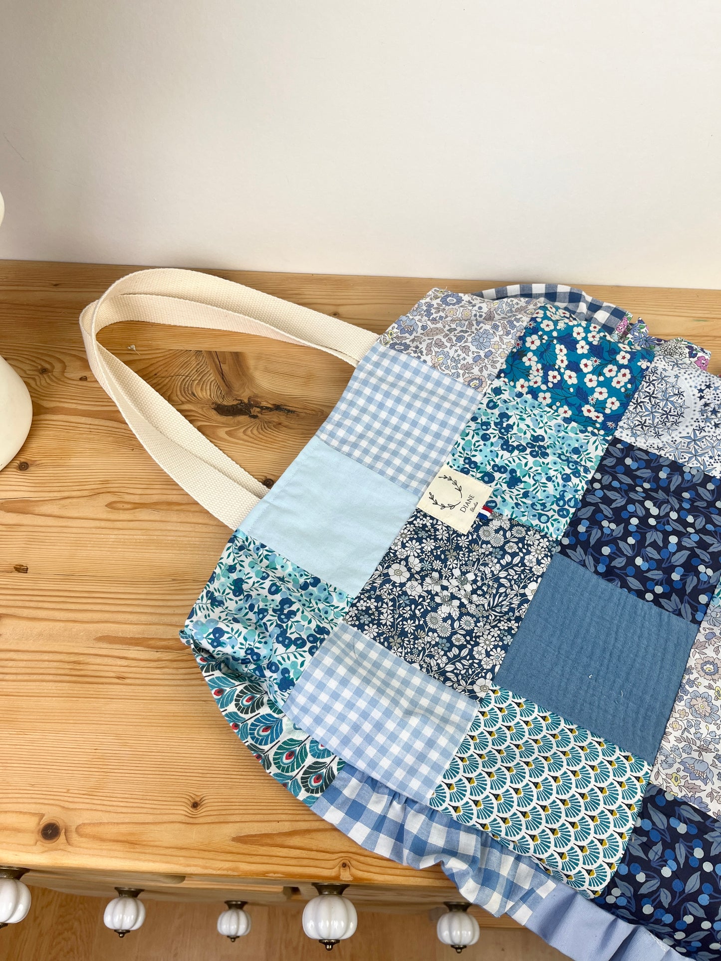 Tote bag en patchwork Liberty of London - pièce unique