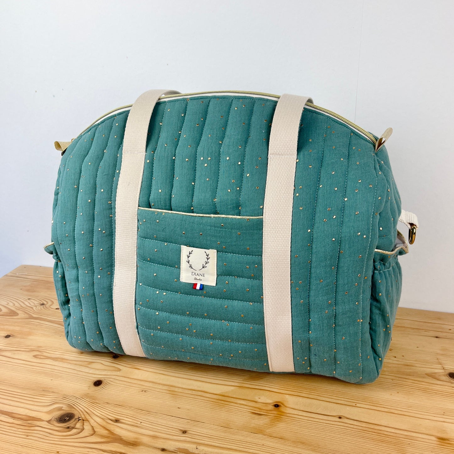 Aimé le sac à langer double gaze eucalyptus