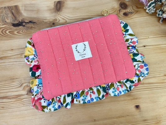 La pochette Jeanne vintage garden crème
