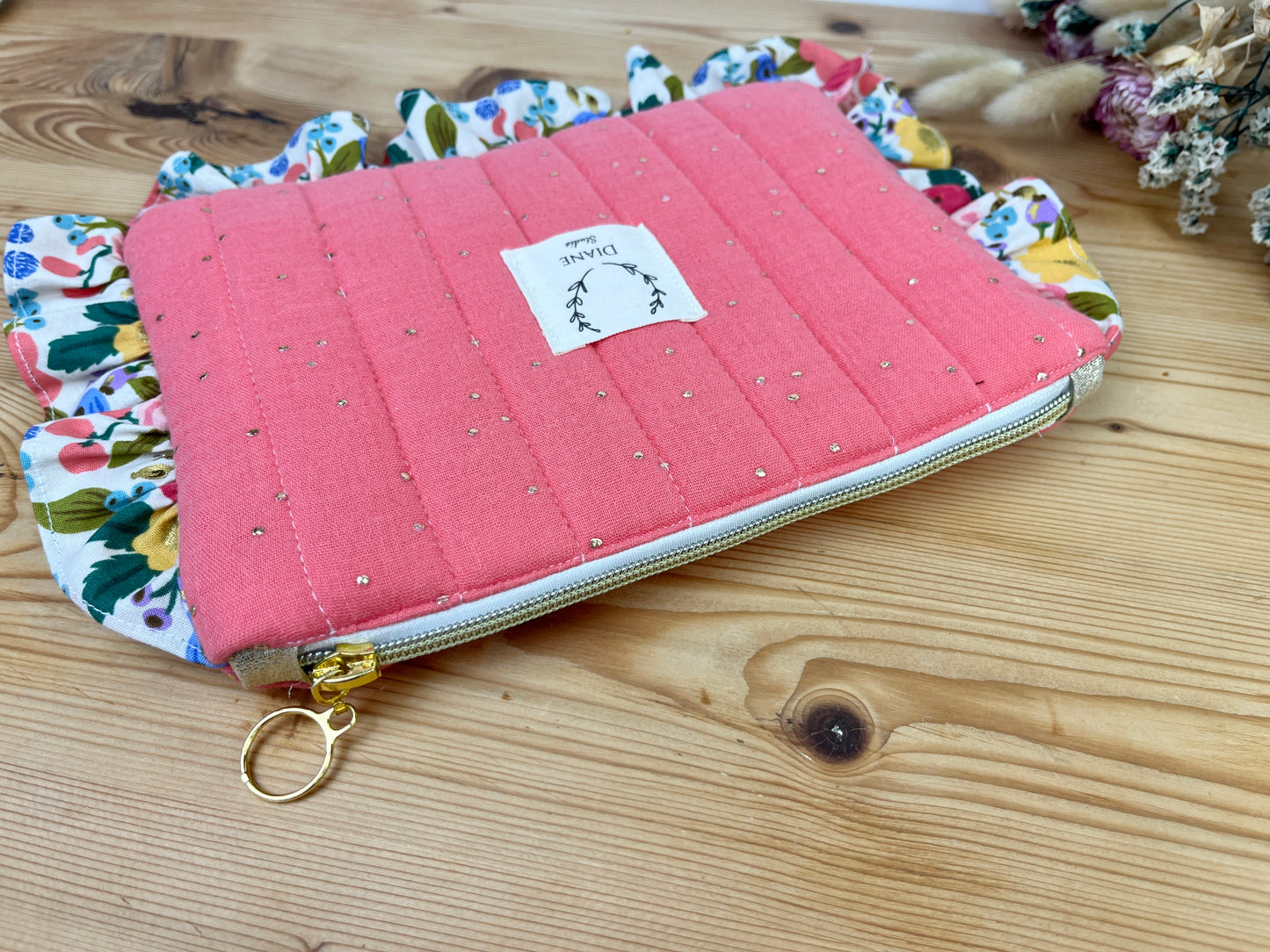 La pochette Jeanne vintage garden crème