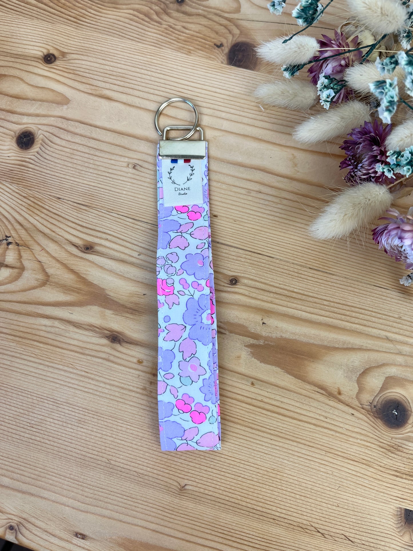 Porte clé Liberty Betsy fluo