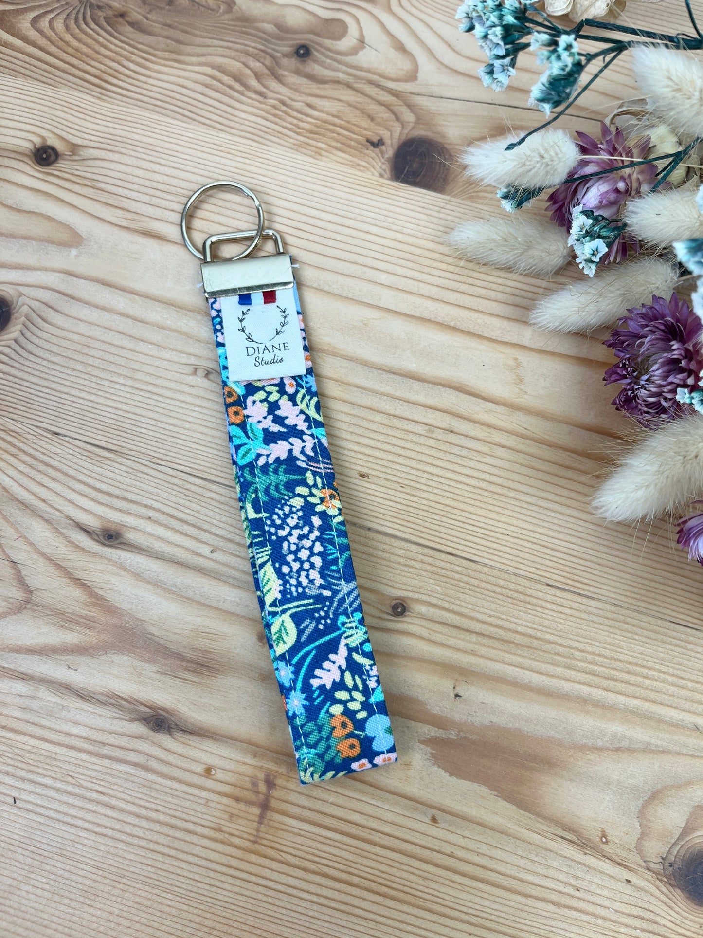 Porte clé fleuri Charlotte