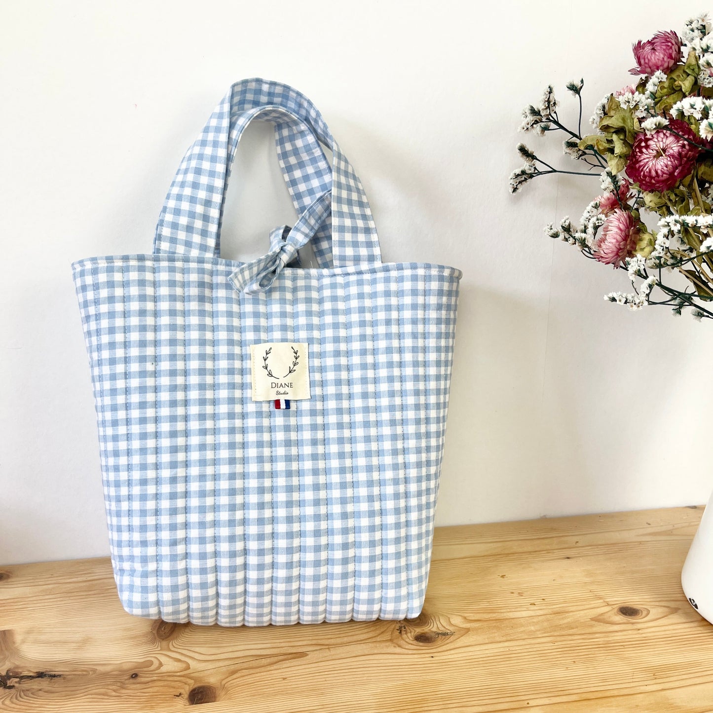 Sac Félicie vichy bleu