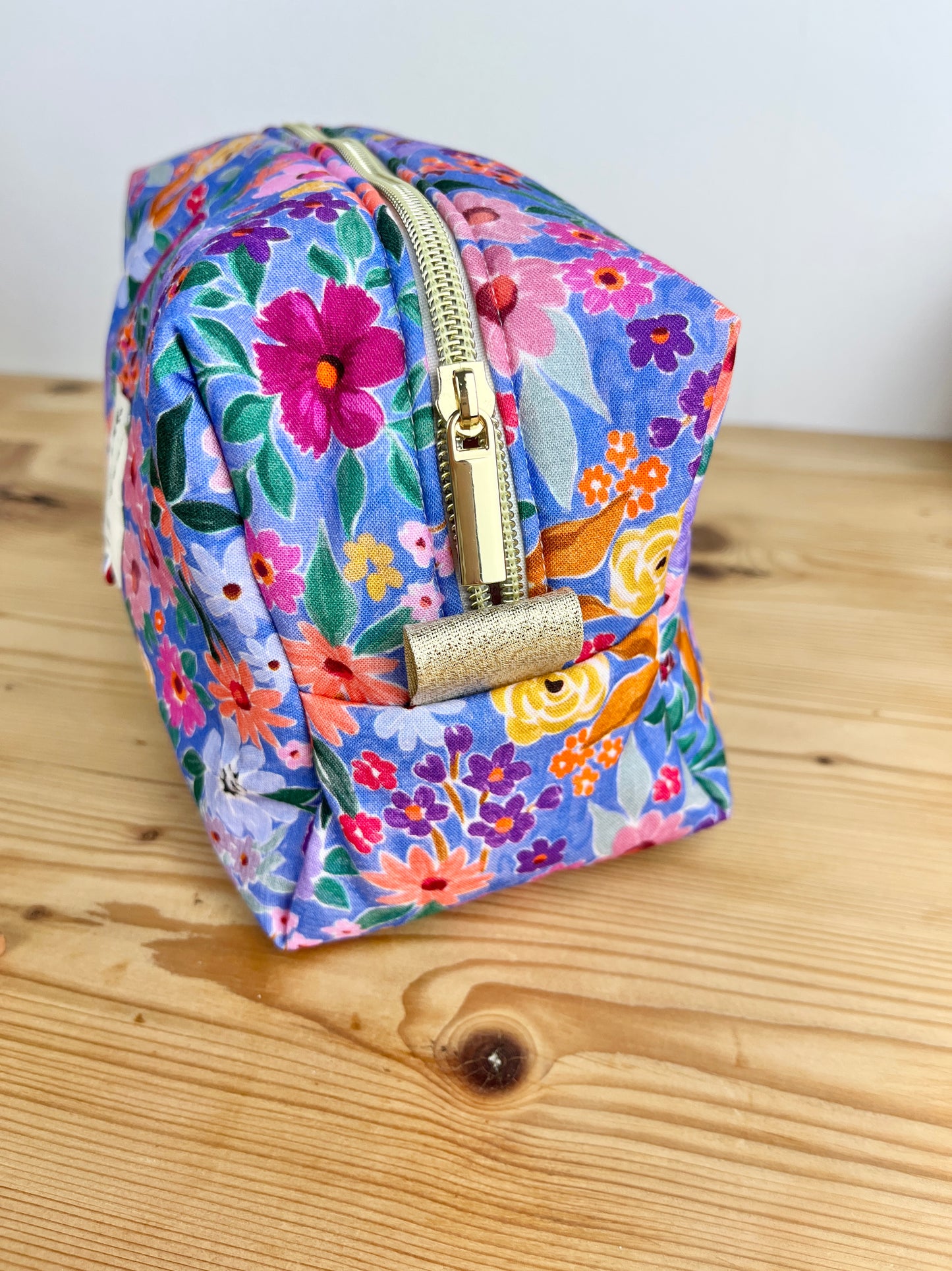 Trousse bloom indigo