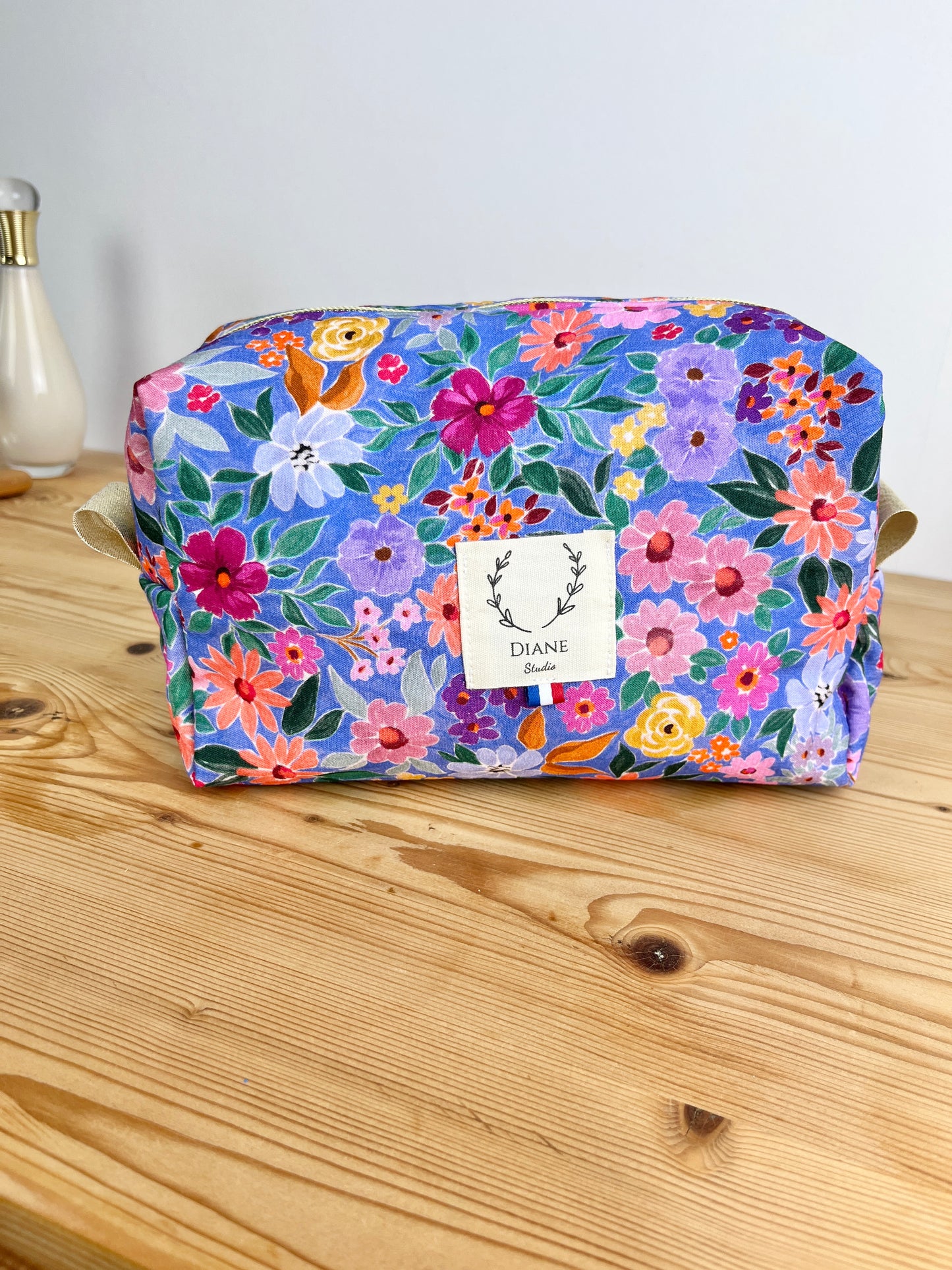 Trousse bloom indigo