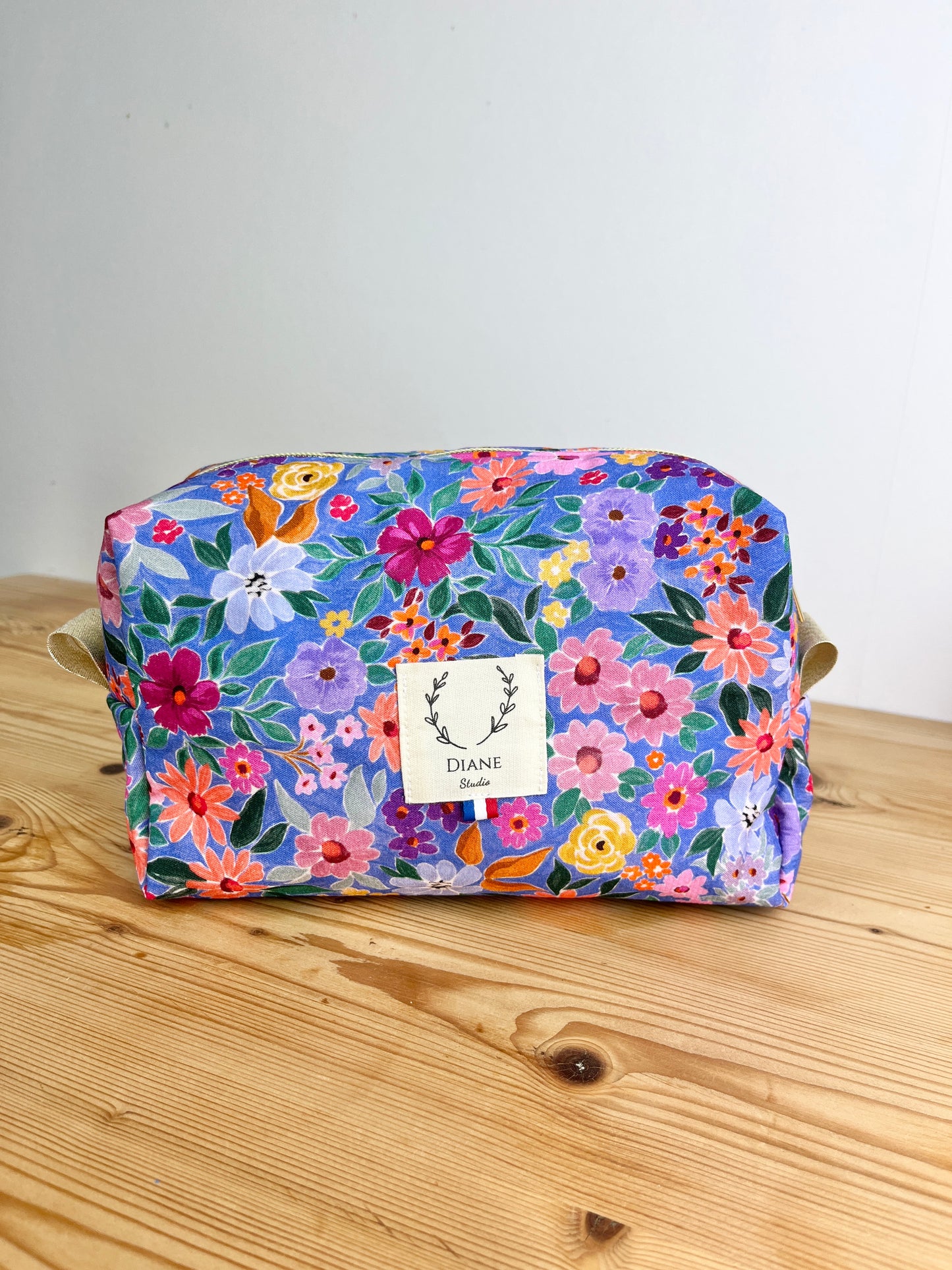 Trousse bloom indigo