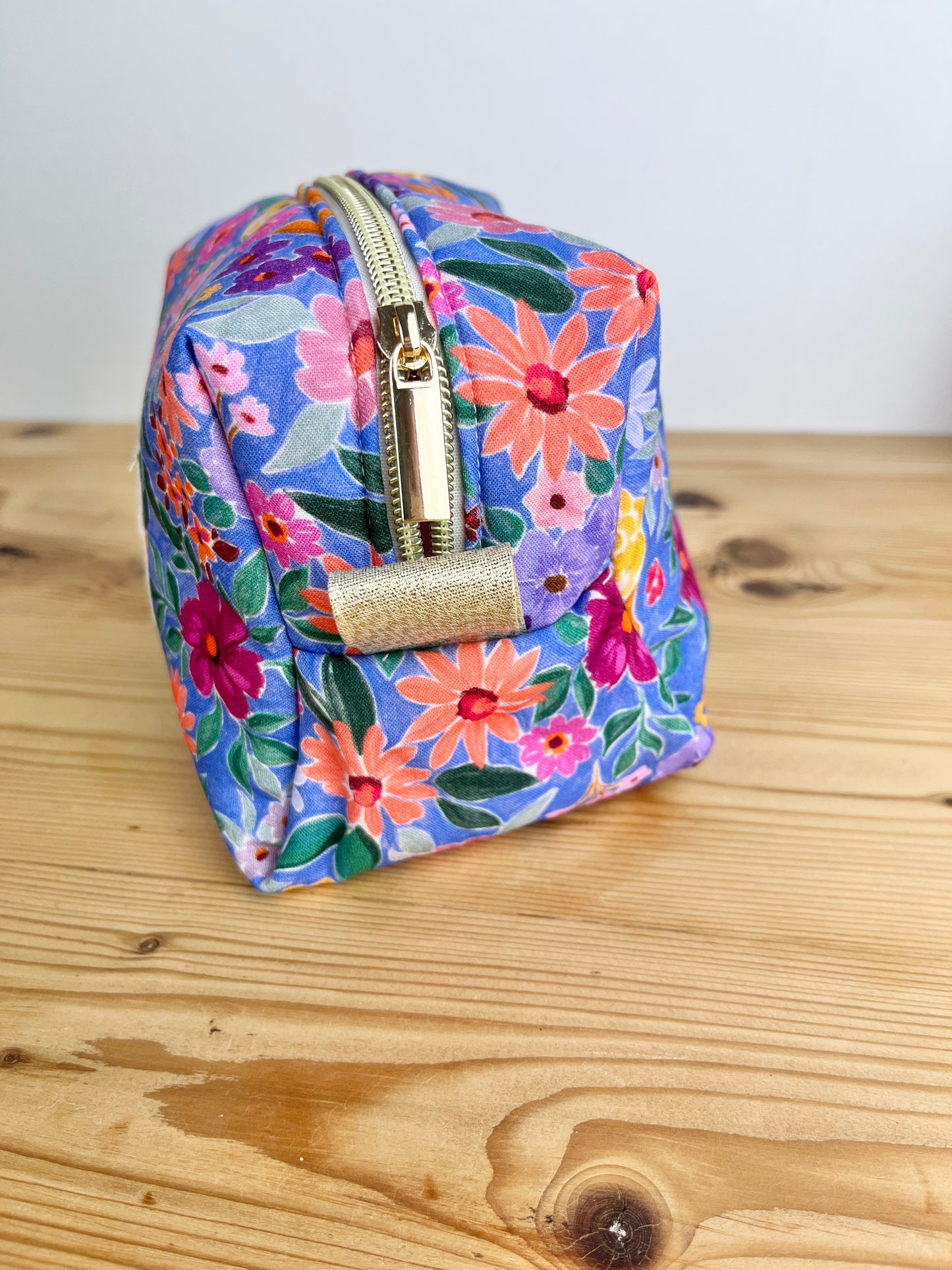 Trousse bloom indigo