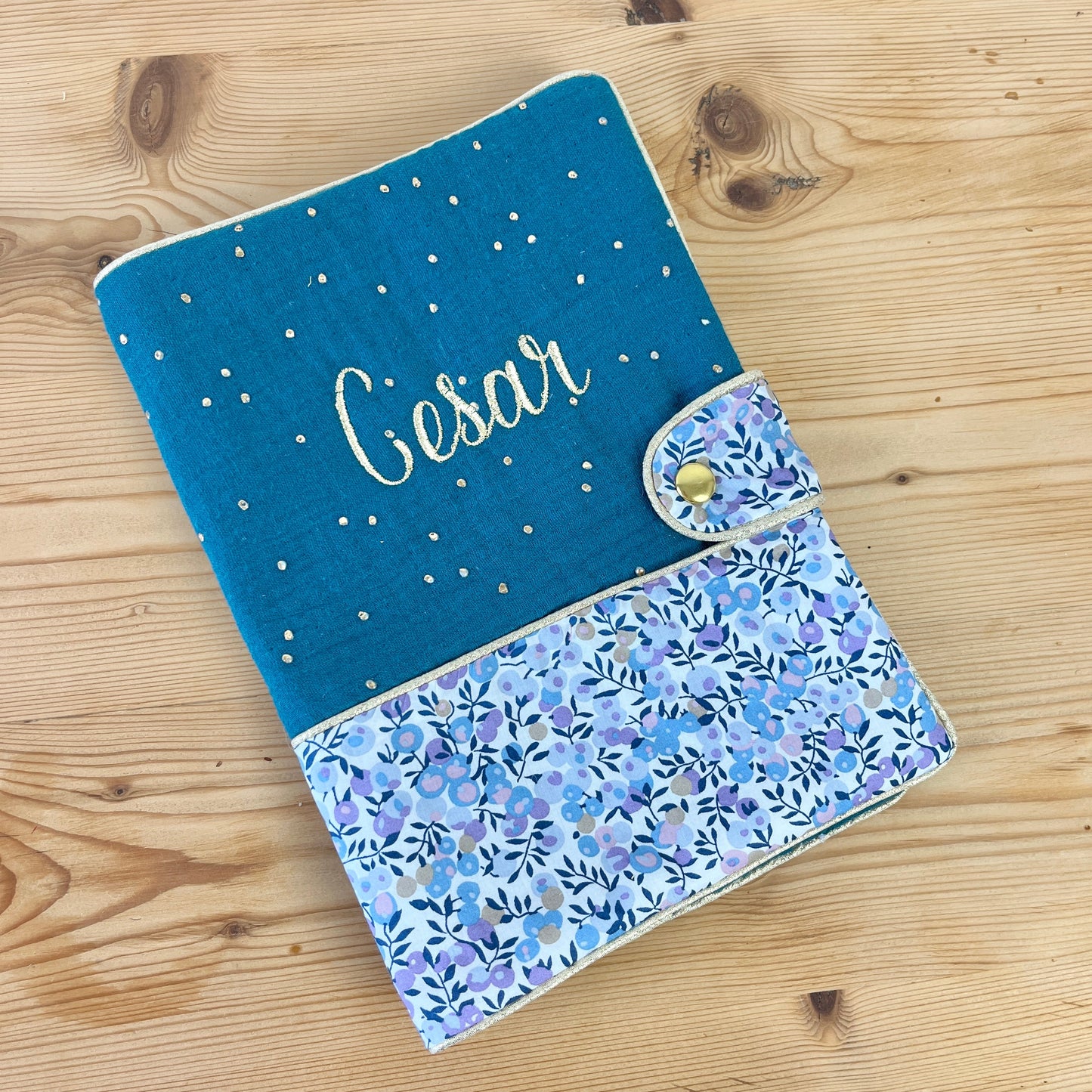 Protège carnet Liberty wiltshire lilas