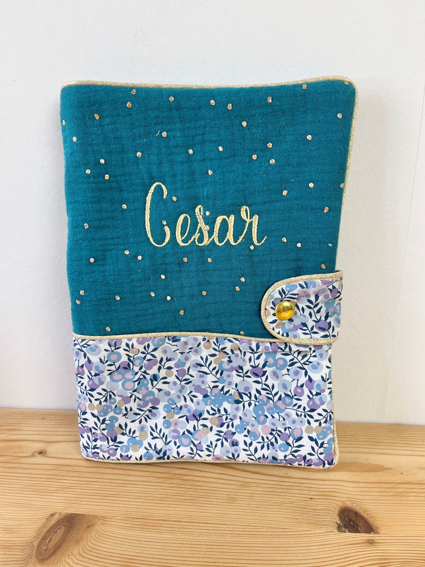 Protège carnet Liberty wiltshire lilas