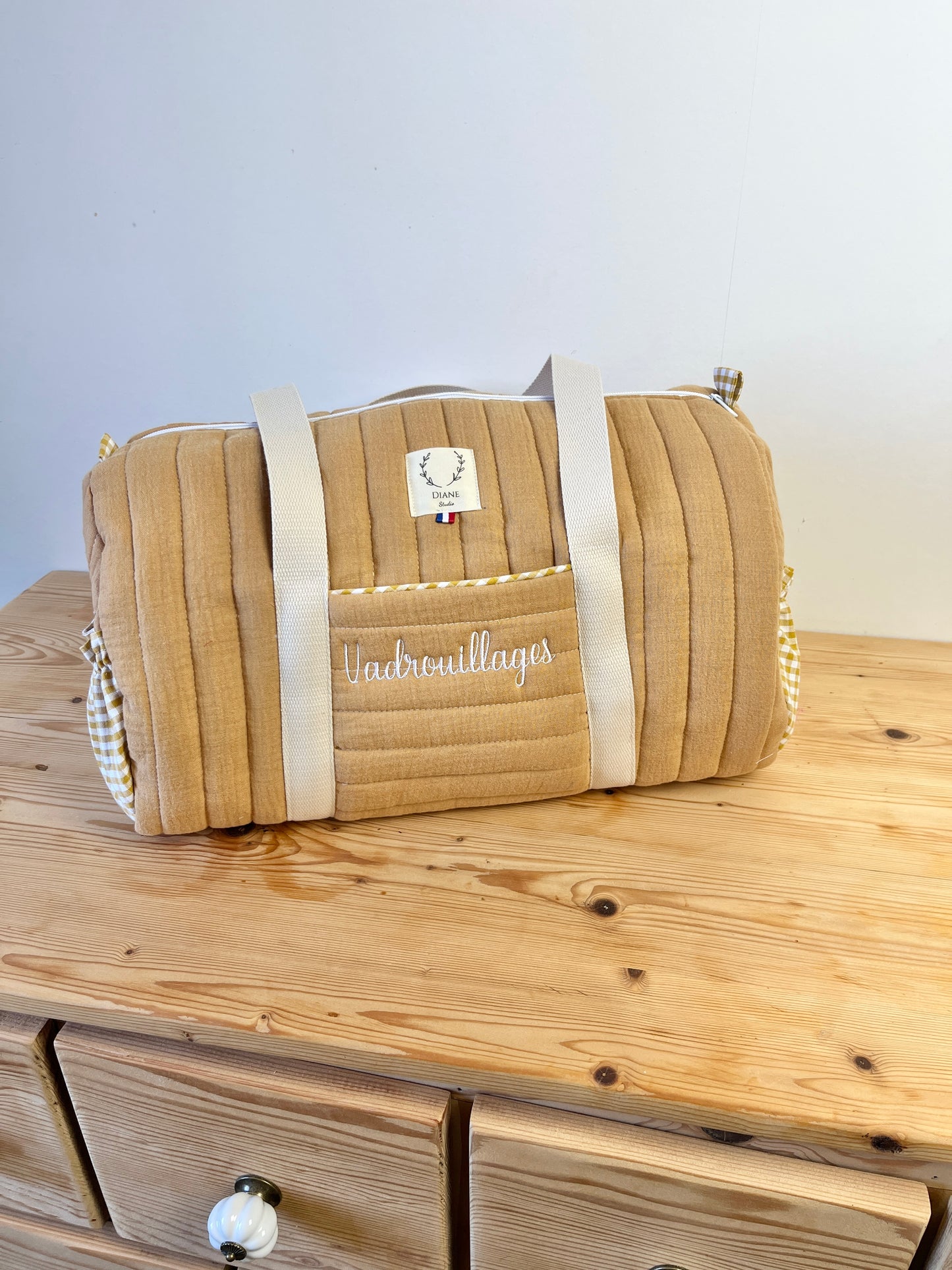Léon le sac polochon enfant camel
