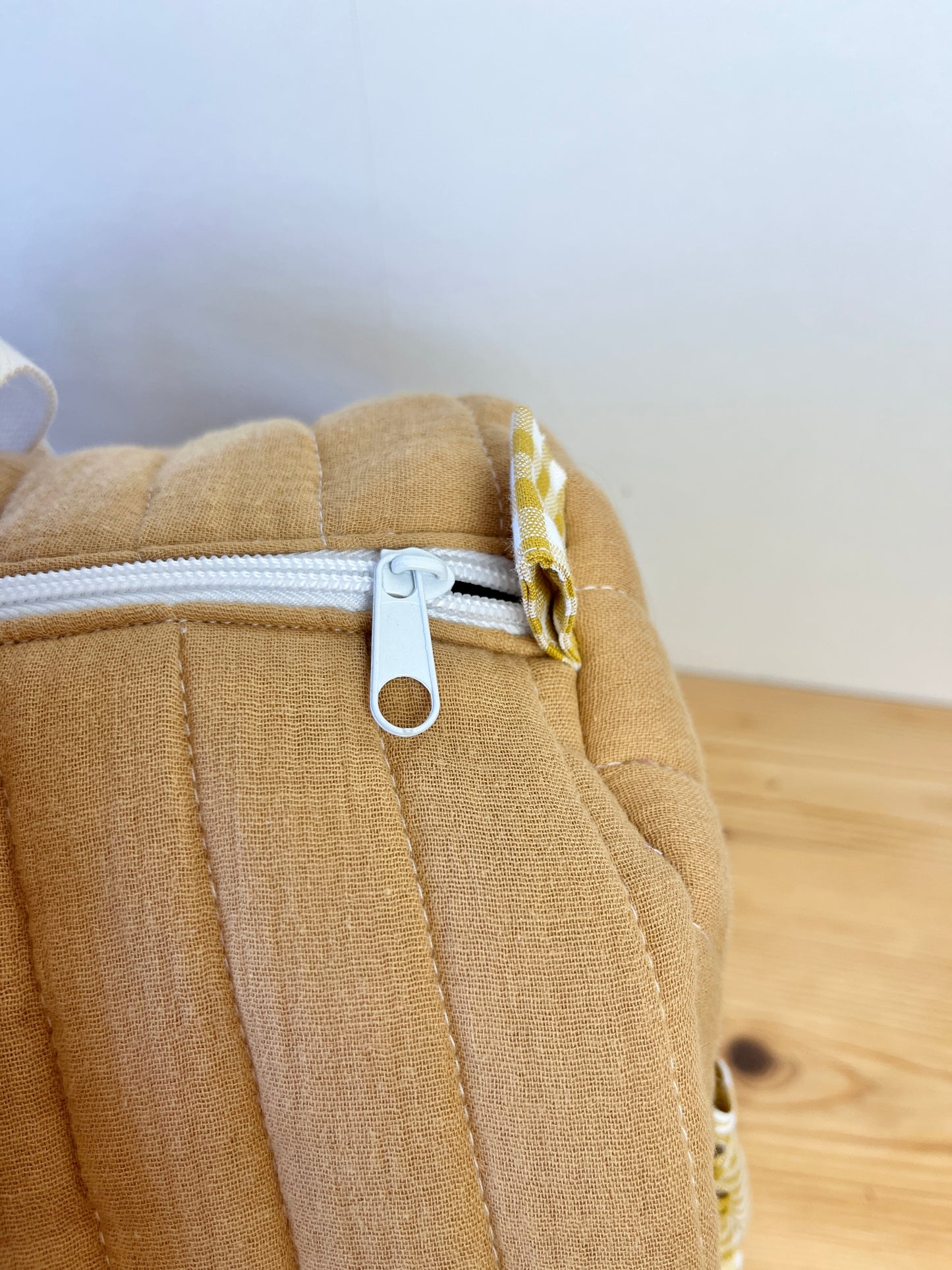 Léon le sac polochon enfant camel