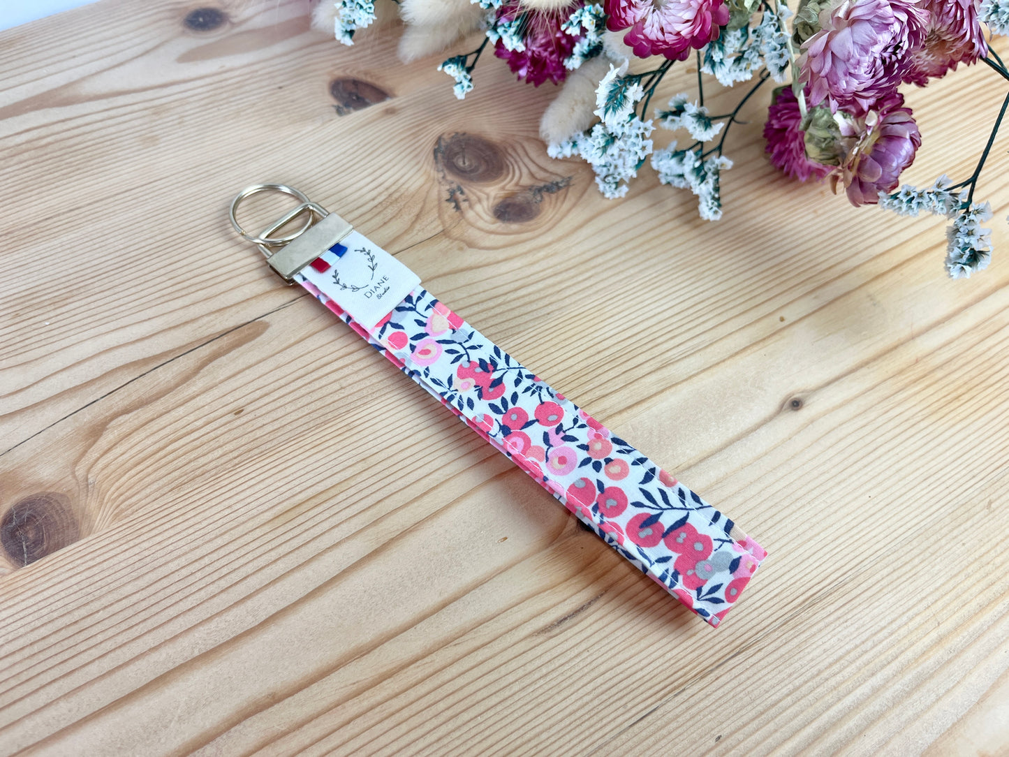 Porte-clés Liberty Wiltshire Pois de senteur