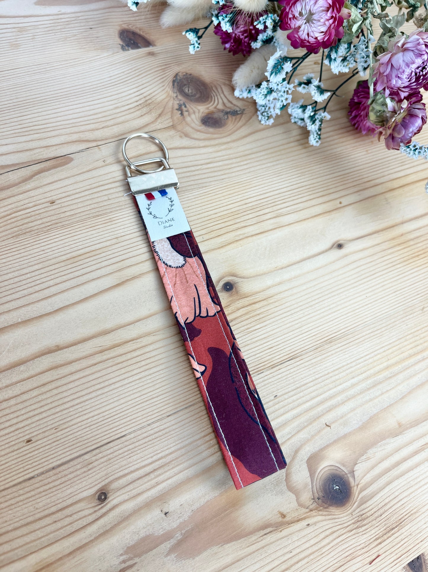 Porté clé Liberty Butterfield rouille