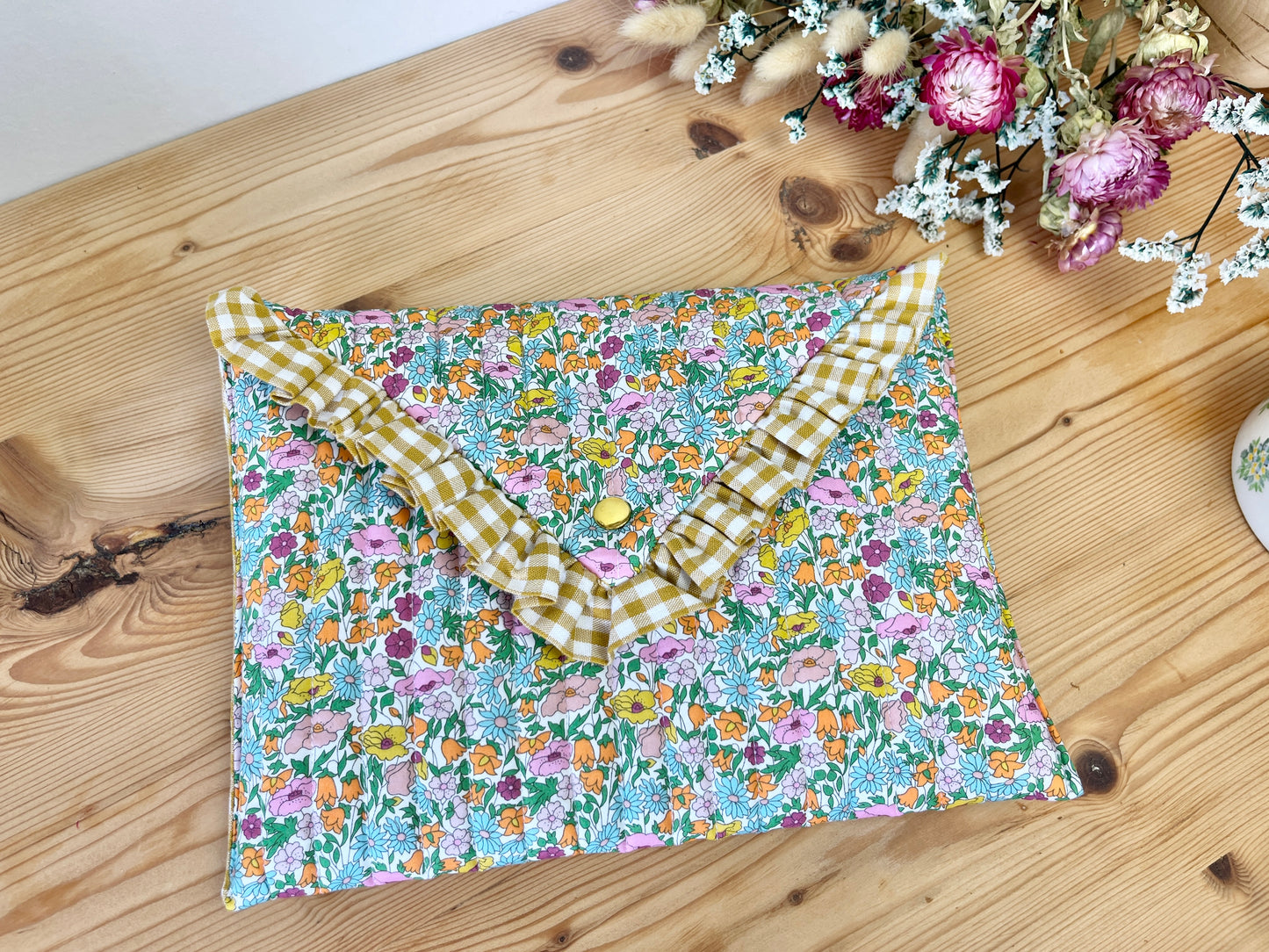 Pochette matelassée Liberty Poppy rainbow