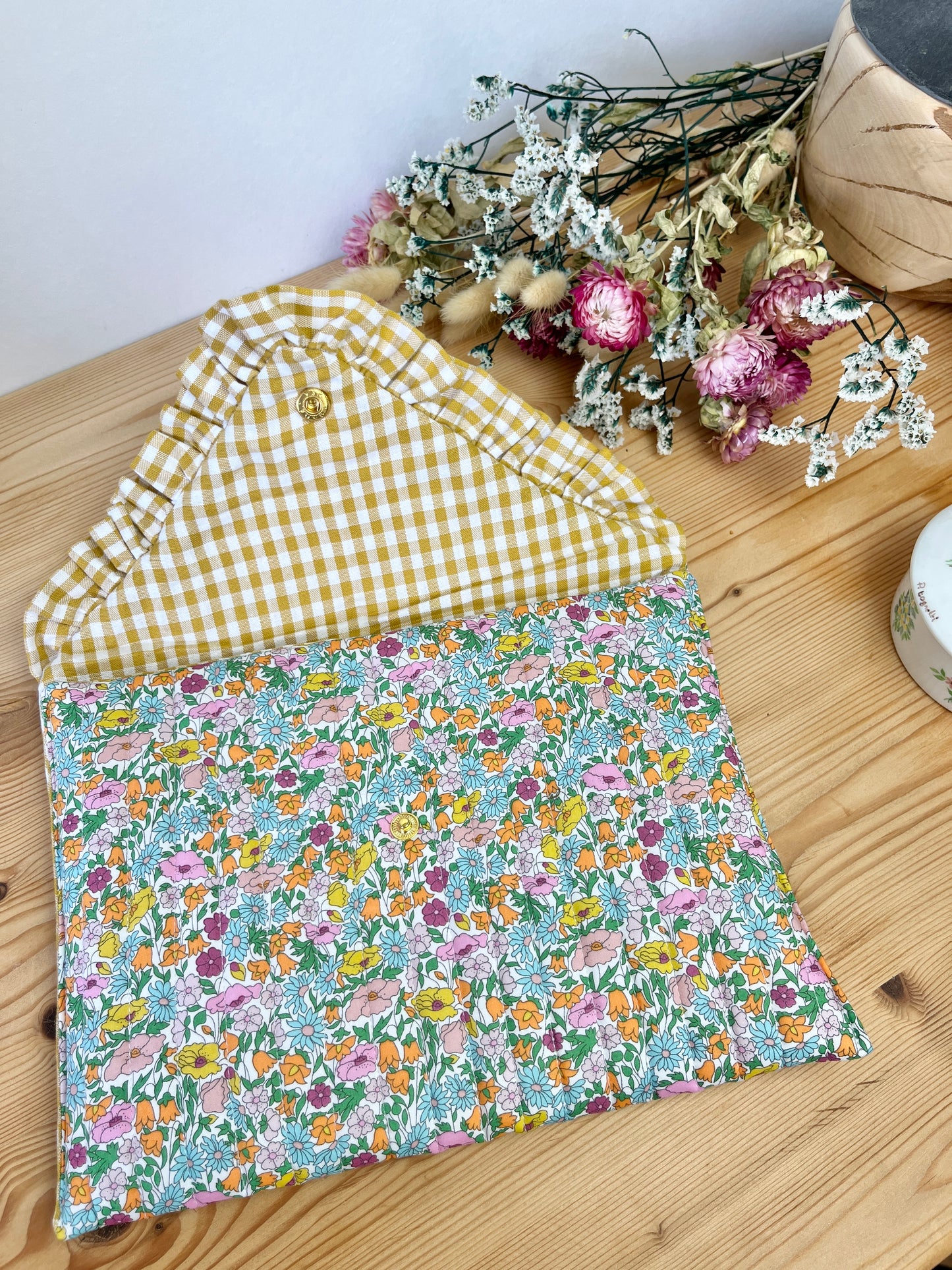 Pochette matelassée Liberty Poppy rainbow