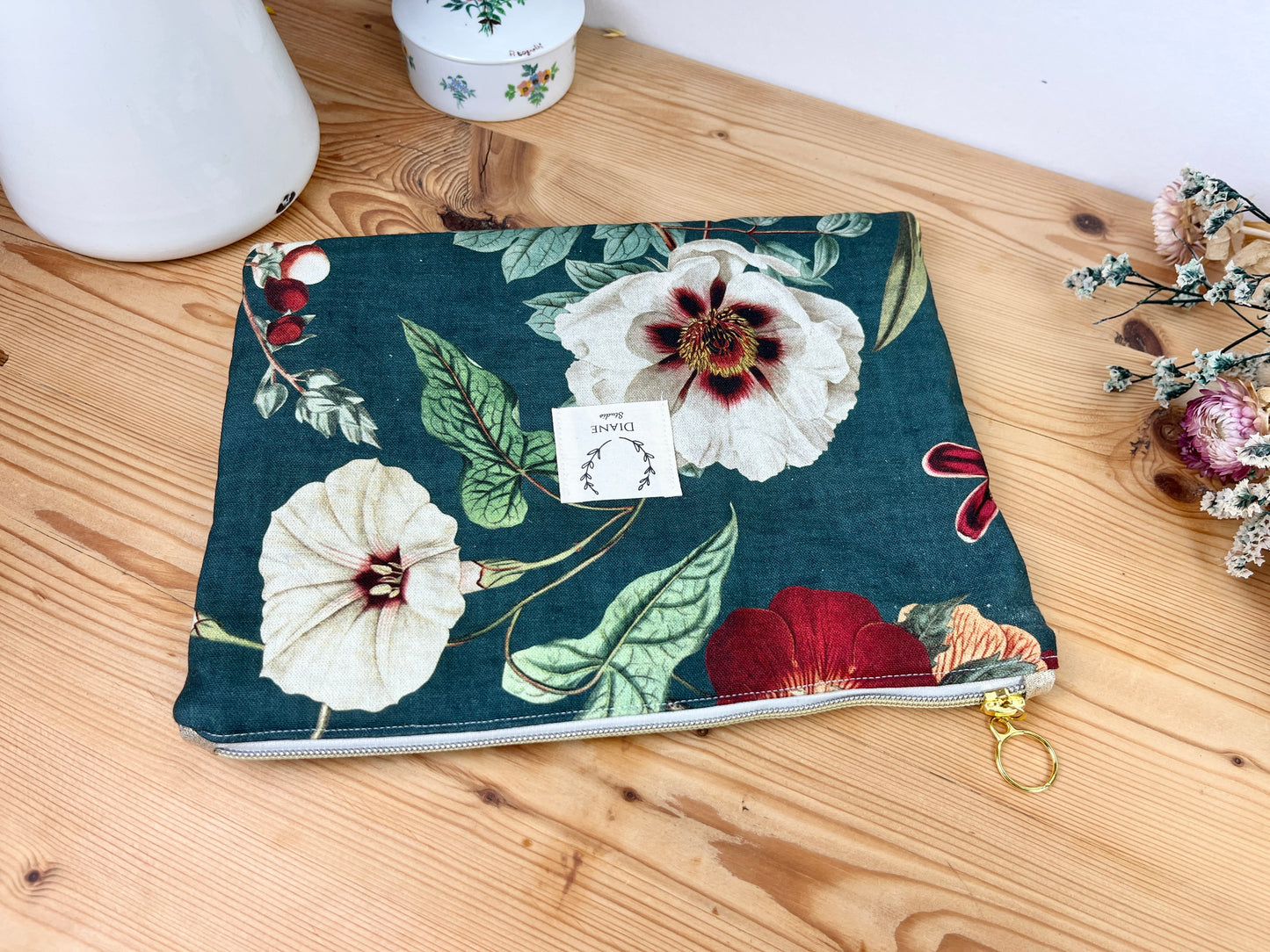 Babette la pochette plate botanie