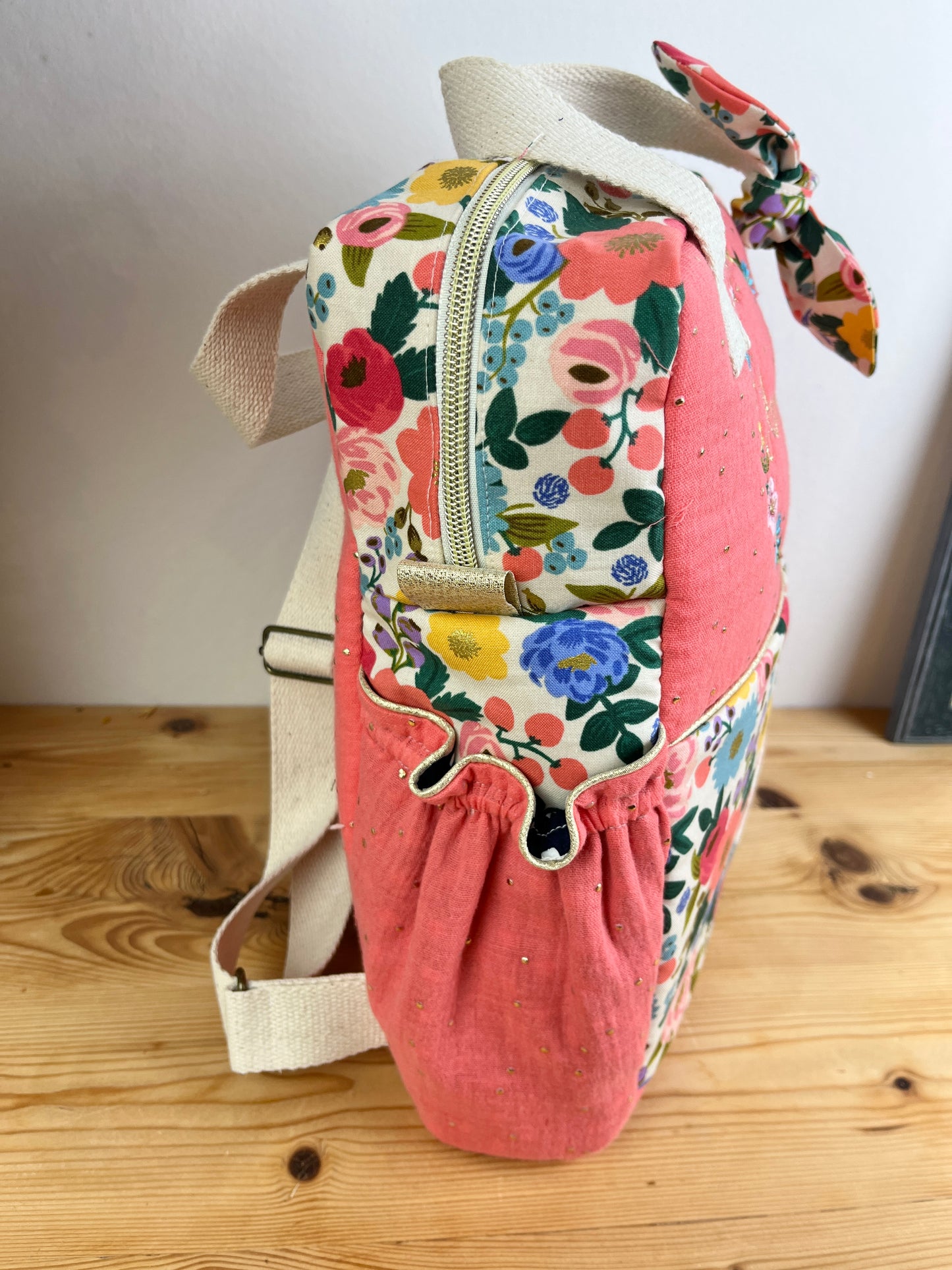 Le sac à dos enfant Ombeline garden modèle Suzon