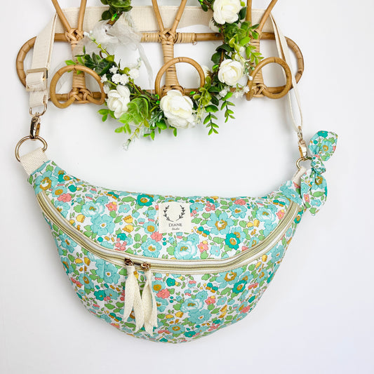 Le sac banane Eléonore Liberty of London Betsy menthe