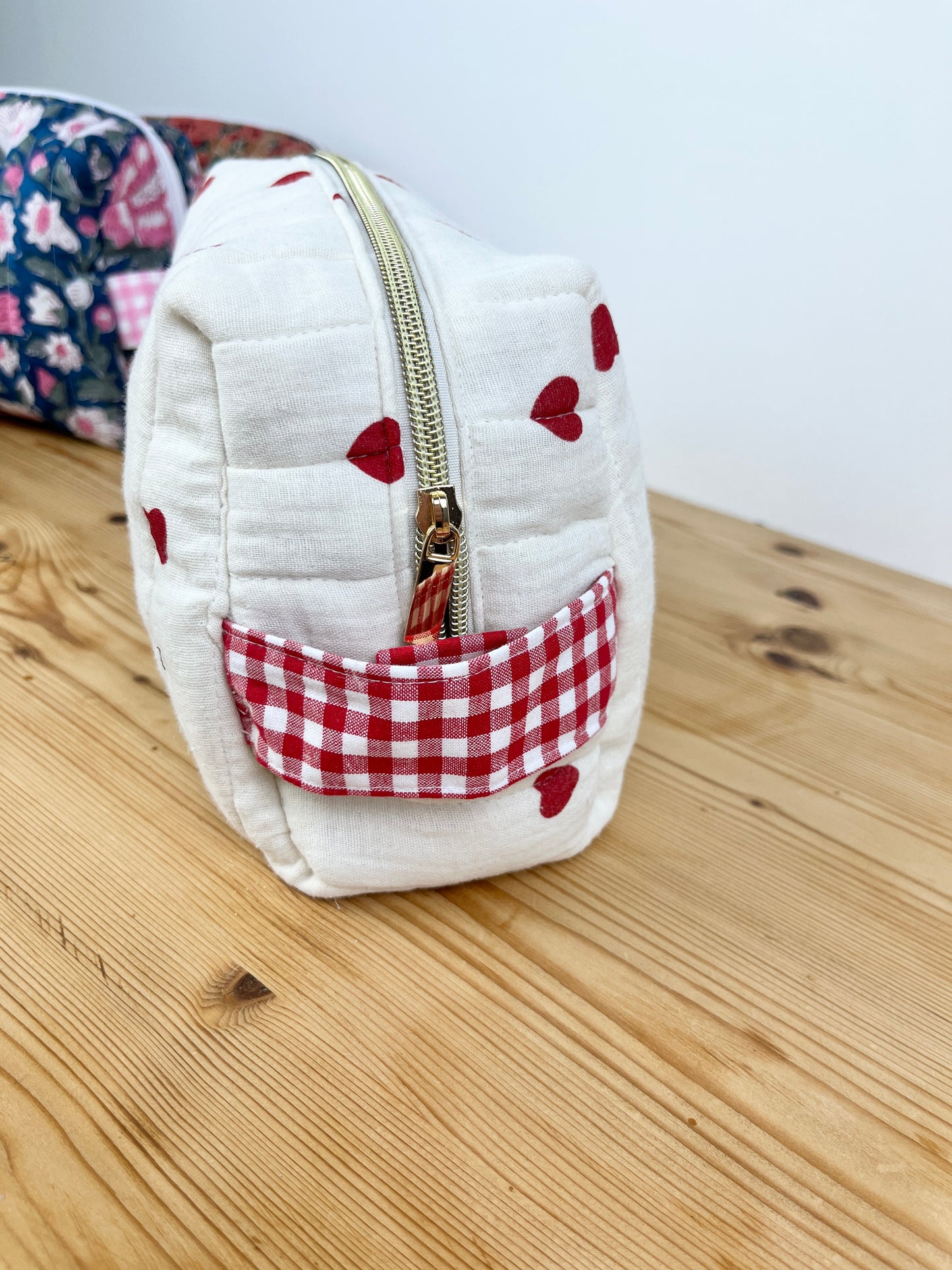 Trousse de toilette Colette et son chouchou petits coeurs
