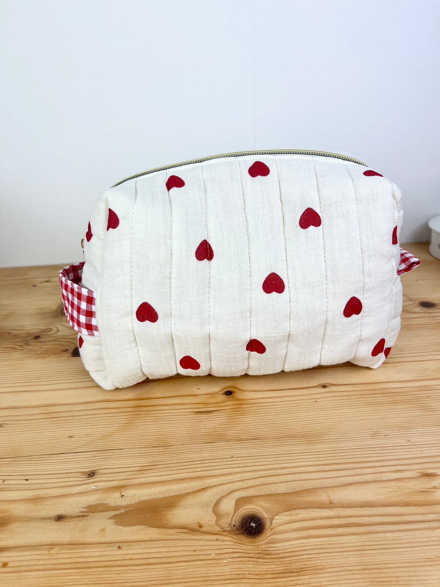 Trousse de toilette Colette et son chouchou petits coeurs